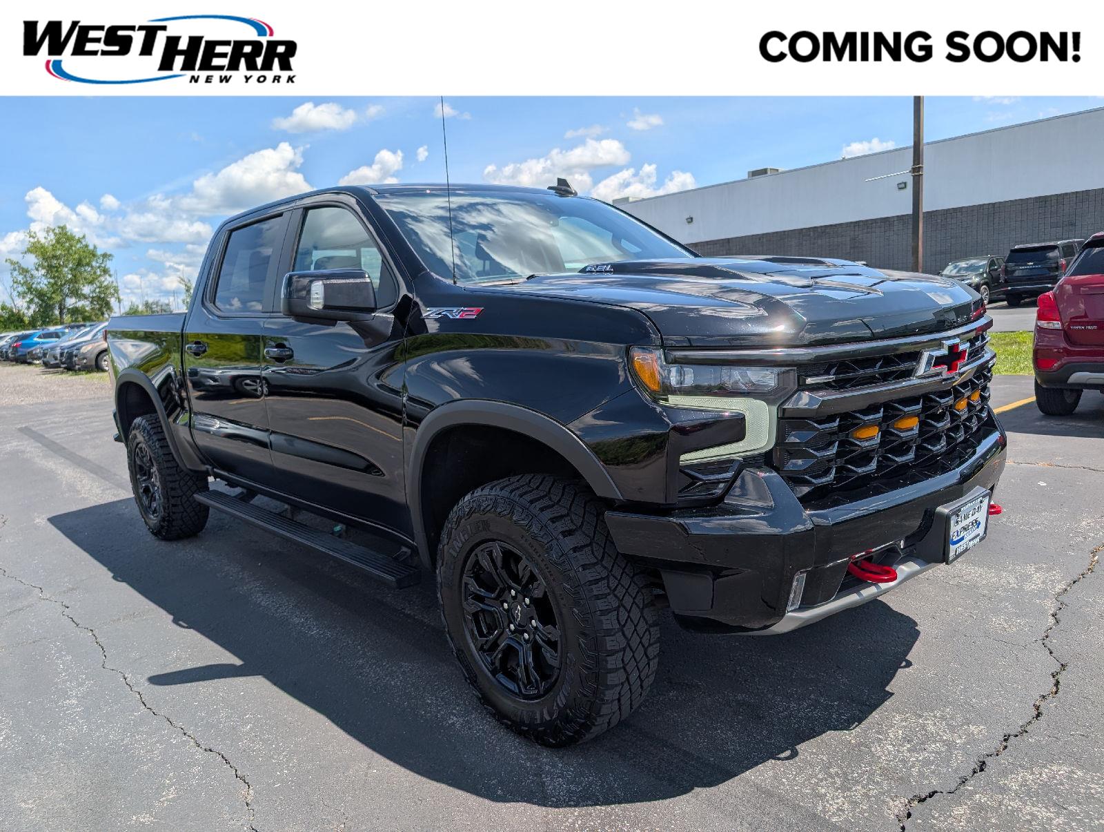 Black 2023 Chevrolet Silverado 1500 Pickup Truck Four-Wheel Drive Automatic