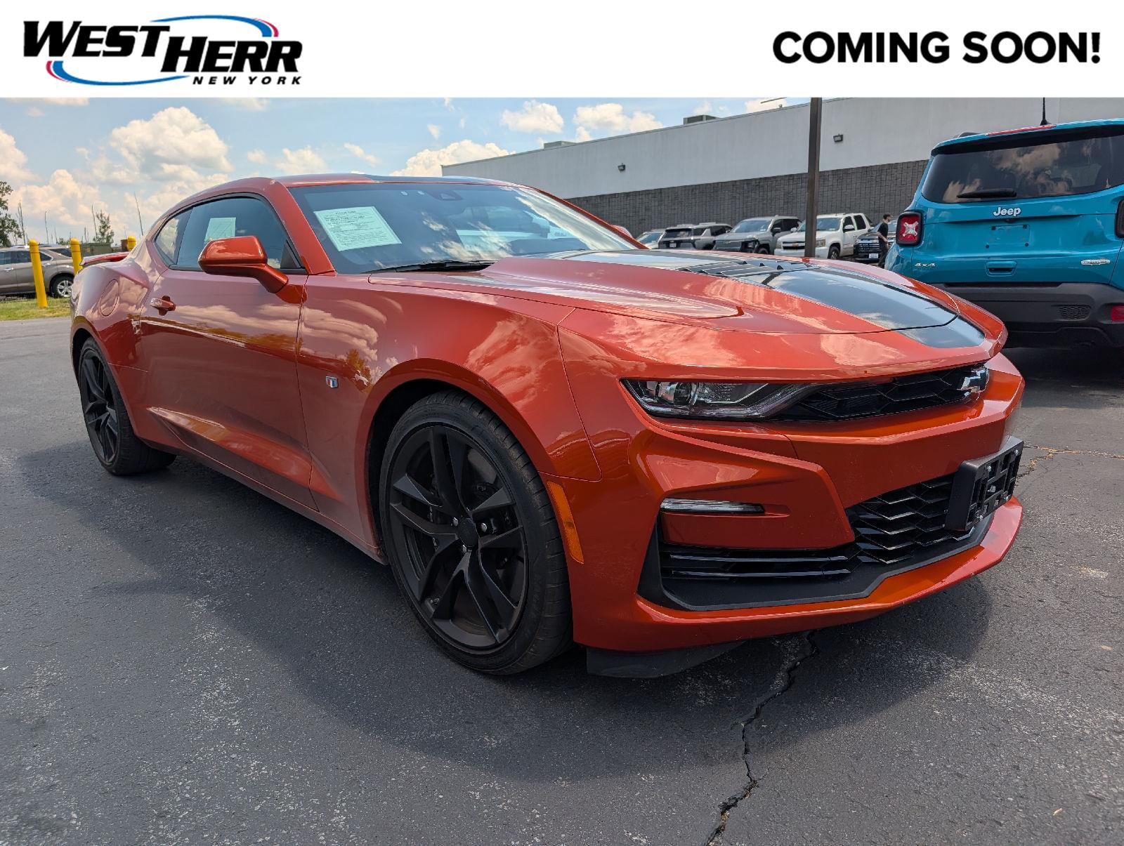 Vivid Orange Metallic 2023 Chevrolet Camaro Coupe Rear-Wheel Drive Automatic