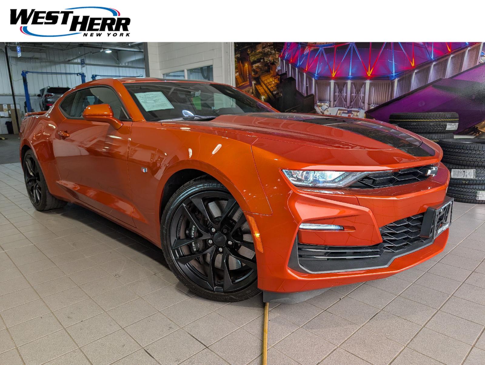 Vivid Orange Metallic 2023 Chevrolet Camaro Coupe Rear-Wheel Drive Automatic