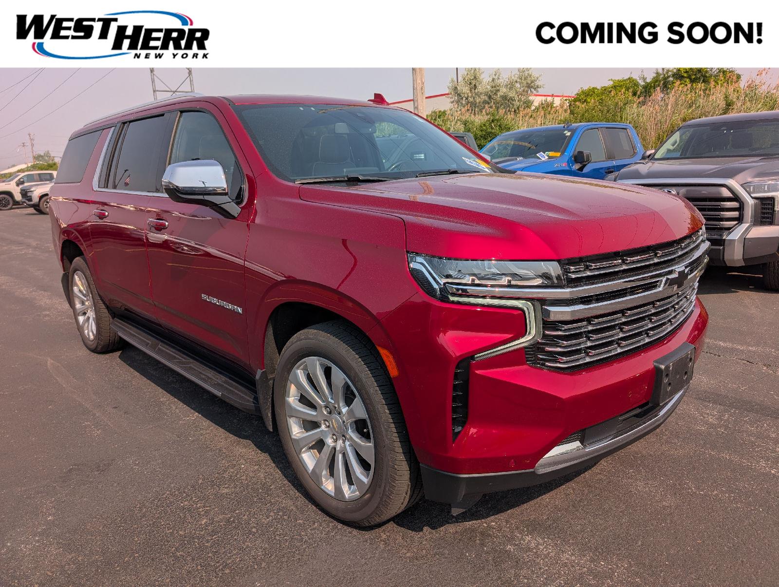 Cherry Red Tintcoat 2021 Chevrolet Suburban SUV / Crossover Four-Wheel Drive Automatic