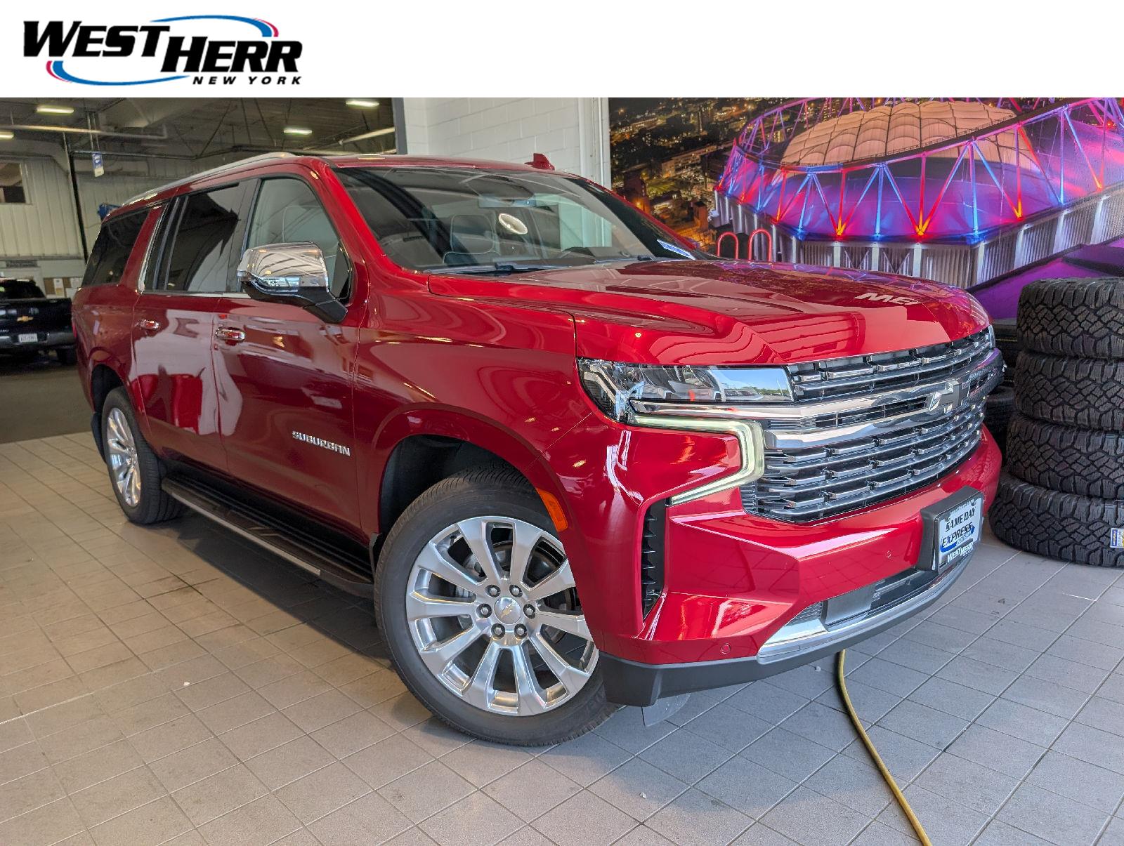 Cherry Red Tintcoat 2021 Chevrolet Suburban SUV / Crossover Four-Wheel Drive Automatic