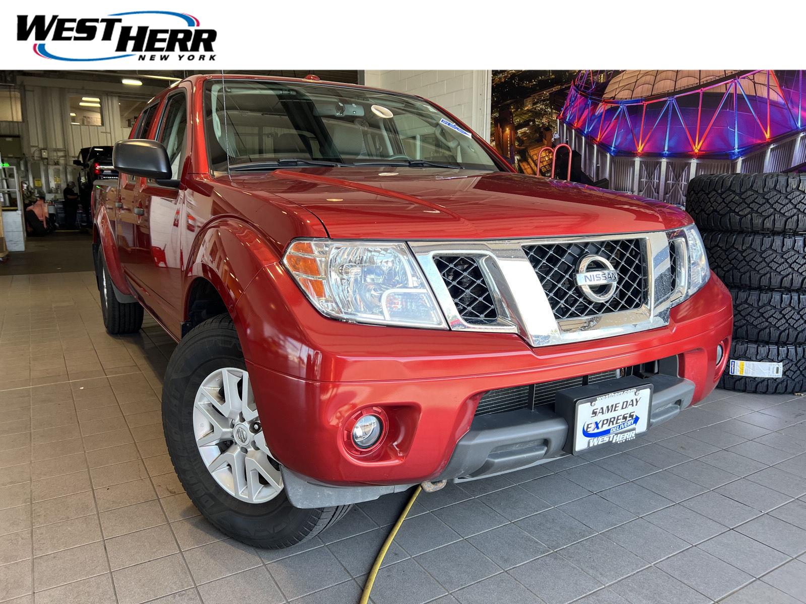 Lava Red 2016 Nissan Frontier Pickup Truck Four-Wheel Drive Automatic