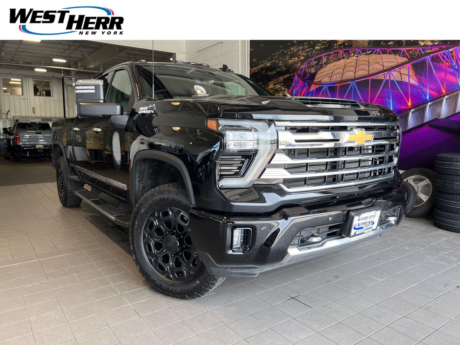 Black 2024 Chevrolet Silverado 2500HD Pickup Truck Four-Wheel Drive Automatic