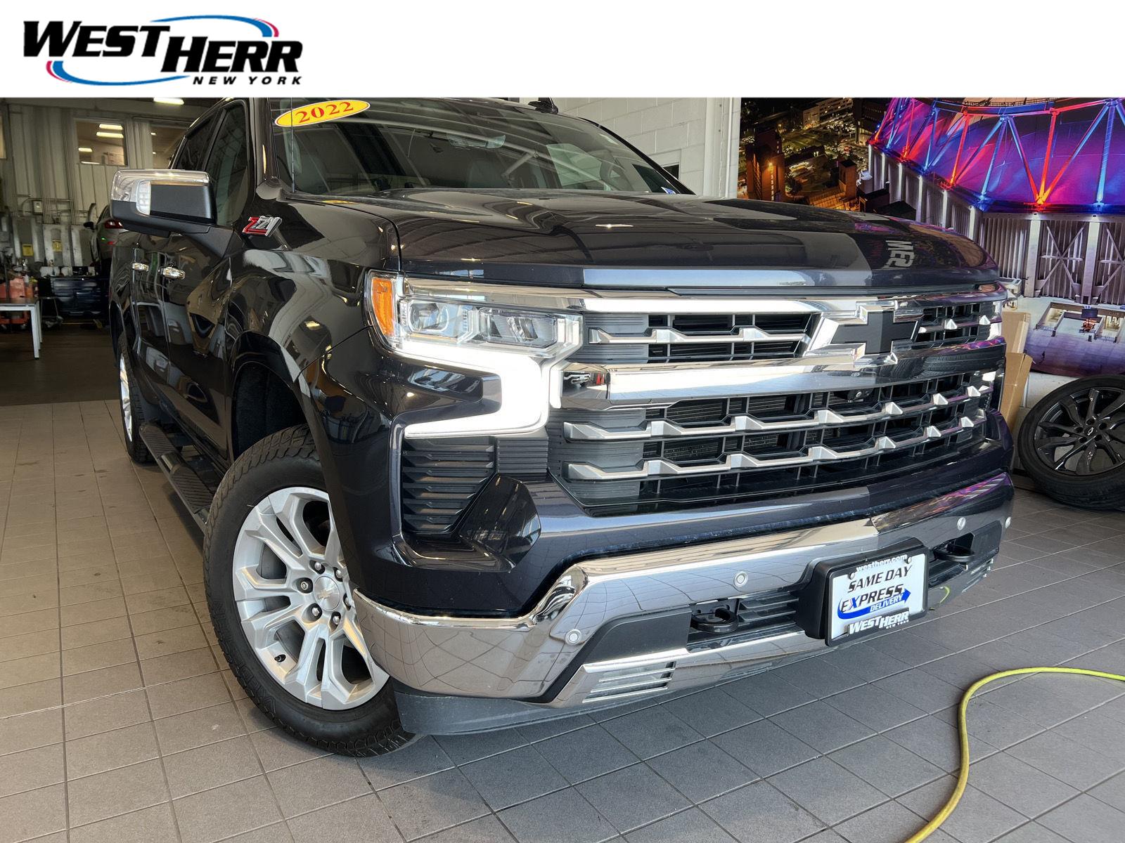 Dark Ash Metallic 2022 Chevrolet Silverado 1500 Pickup Truck Four-Wheel Drive Automatic