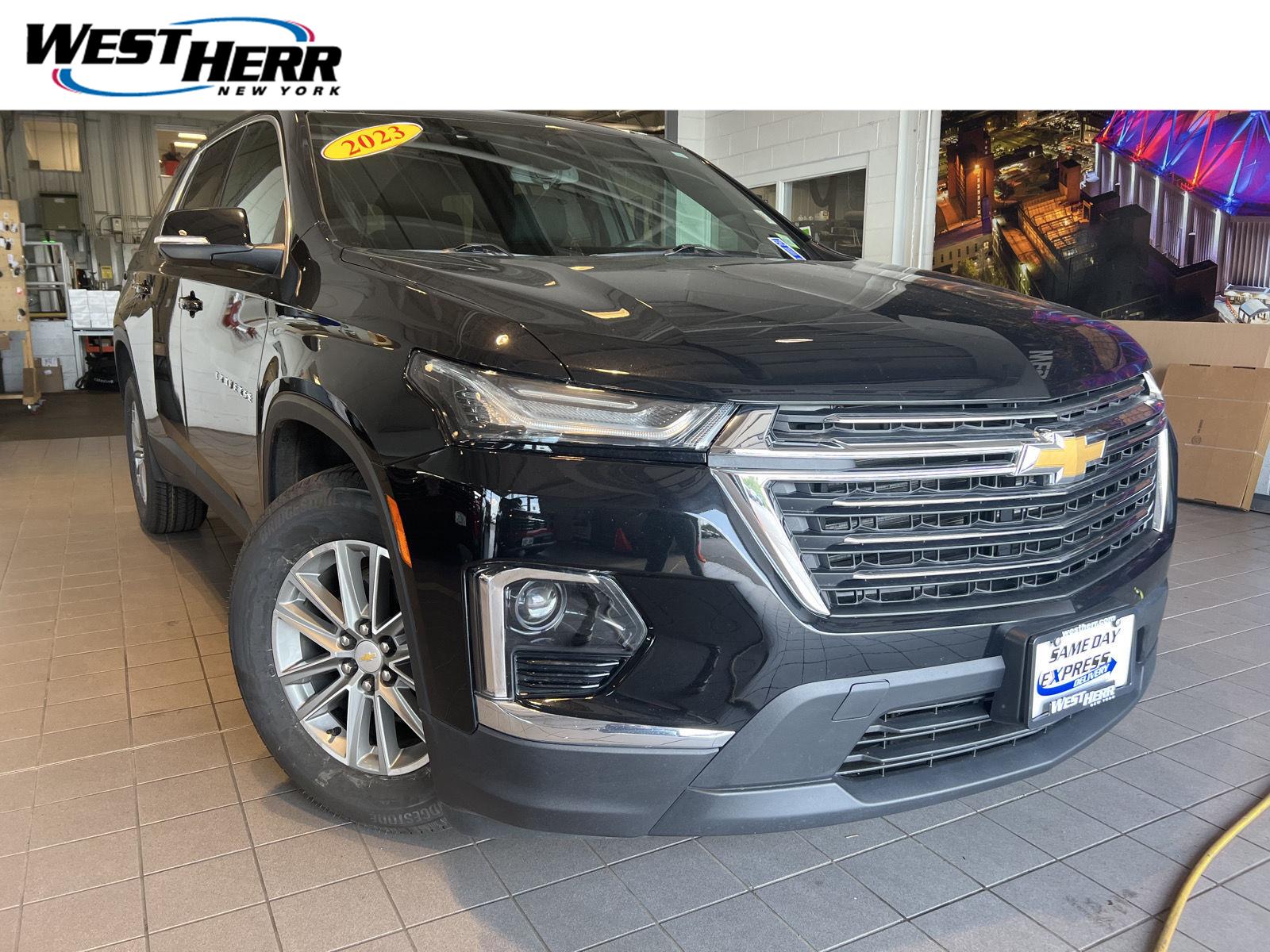 Mosaic Black Metallic 2023 Chevrolet Traverse SUV / Crossover Four-Wheel Drive 9-Speed Automatic