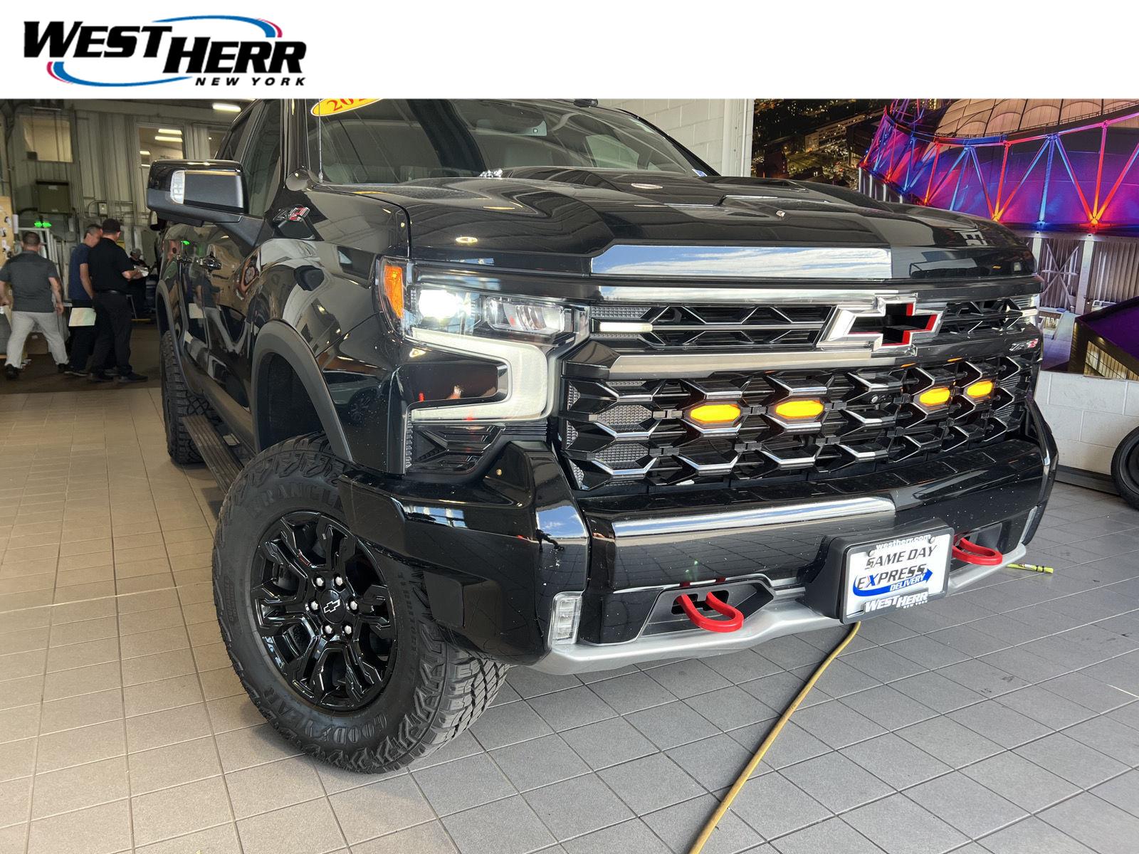 Black 2023 Chevrolet Silverado 1500 Pickup Truck Four-Wheel Drive Automatic