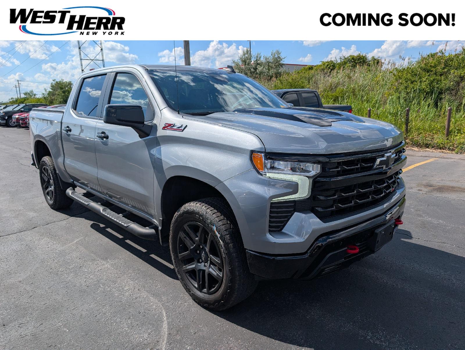 Sterling Gray Metallic 2023 Chevrolet Silverado 1500 Pickup Truck Four-Wheel Drive Automatic