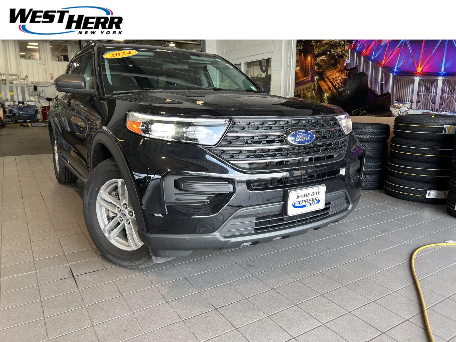 Agate Black 2024 Ford Explorer SUV / Crossover All-Wheel Drive Automatic