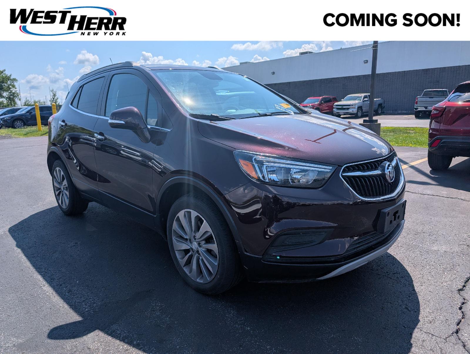 Black Cherry Metallic 2018 Buick Encore SUV / Crossover All-Wheel Drive 6-Speed Automatic