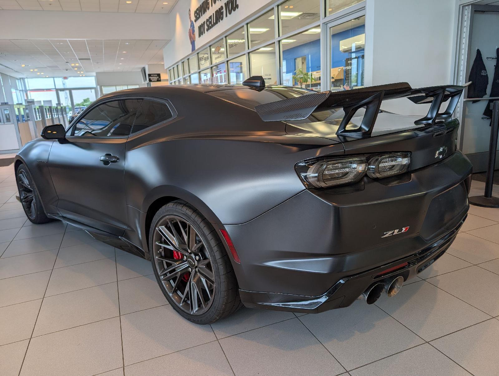 Used 2024 Panther Black Matte Chevrolet ZL1 image 8
