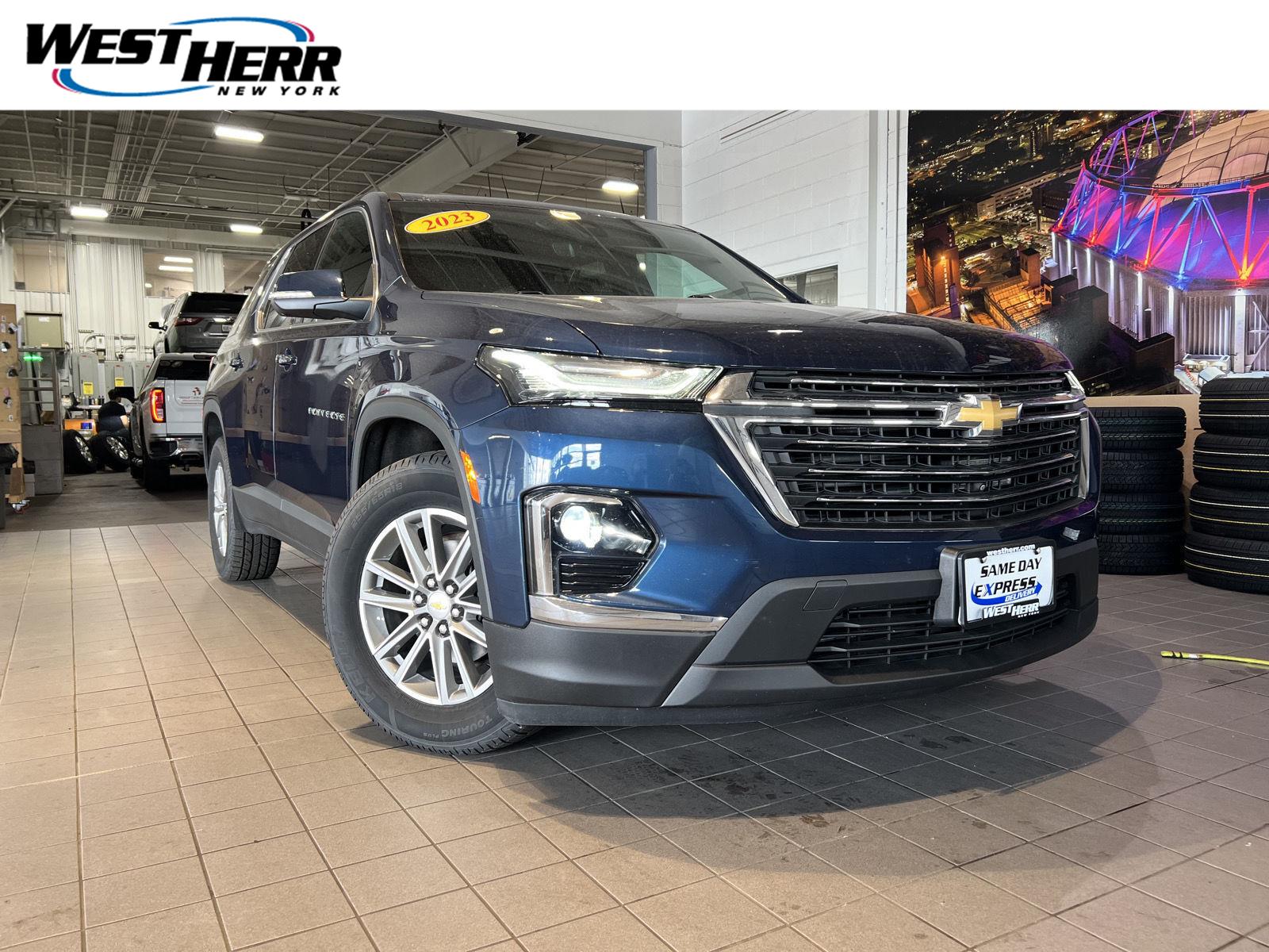 Northsky Blue Metallic 2023 Chevrolet Traverse SUV / Crossover Four-Wheel Drive 9-Speed Automatic