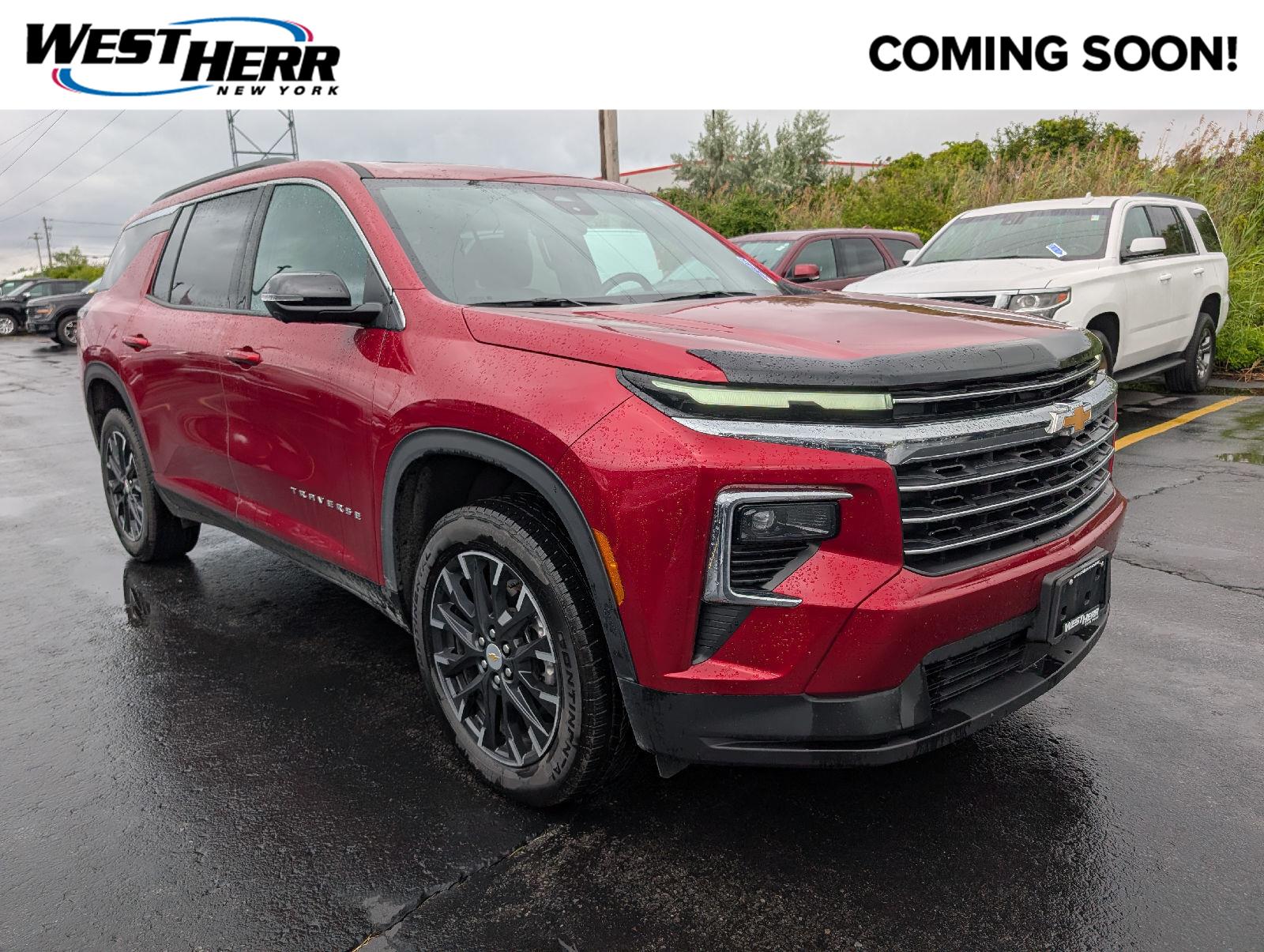 Radiant Red Tintcoat 2025 Chevrolet Traverse SUV / Crossover Four-Wheel Drive 8-Speed Automatic