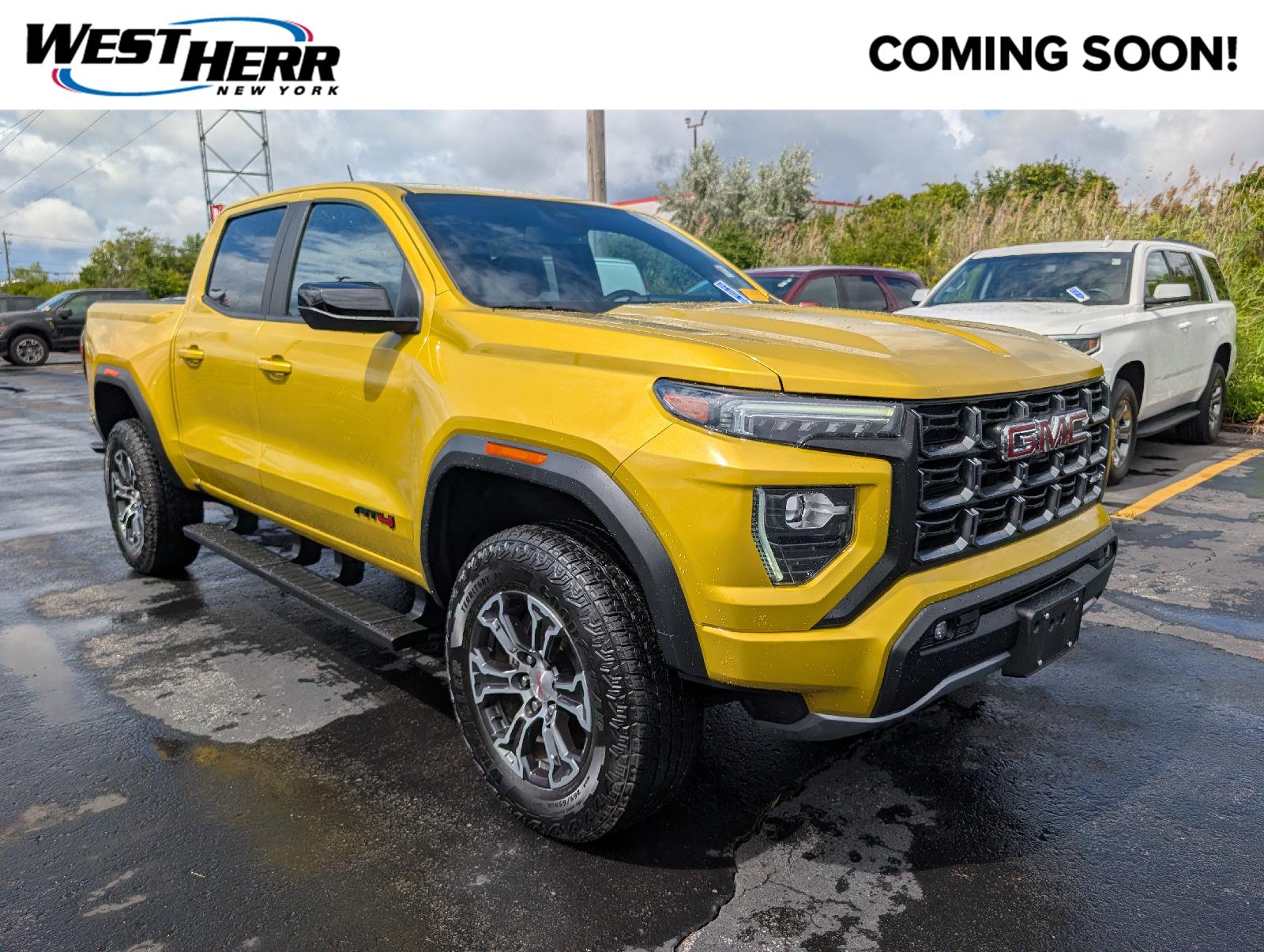 Solar Flare Metallic 2023 GMC Canyon Pickup Truck Four-Wheel Drive 8-Speed Automatic