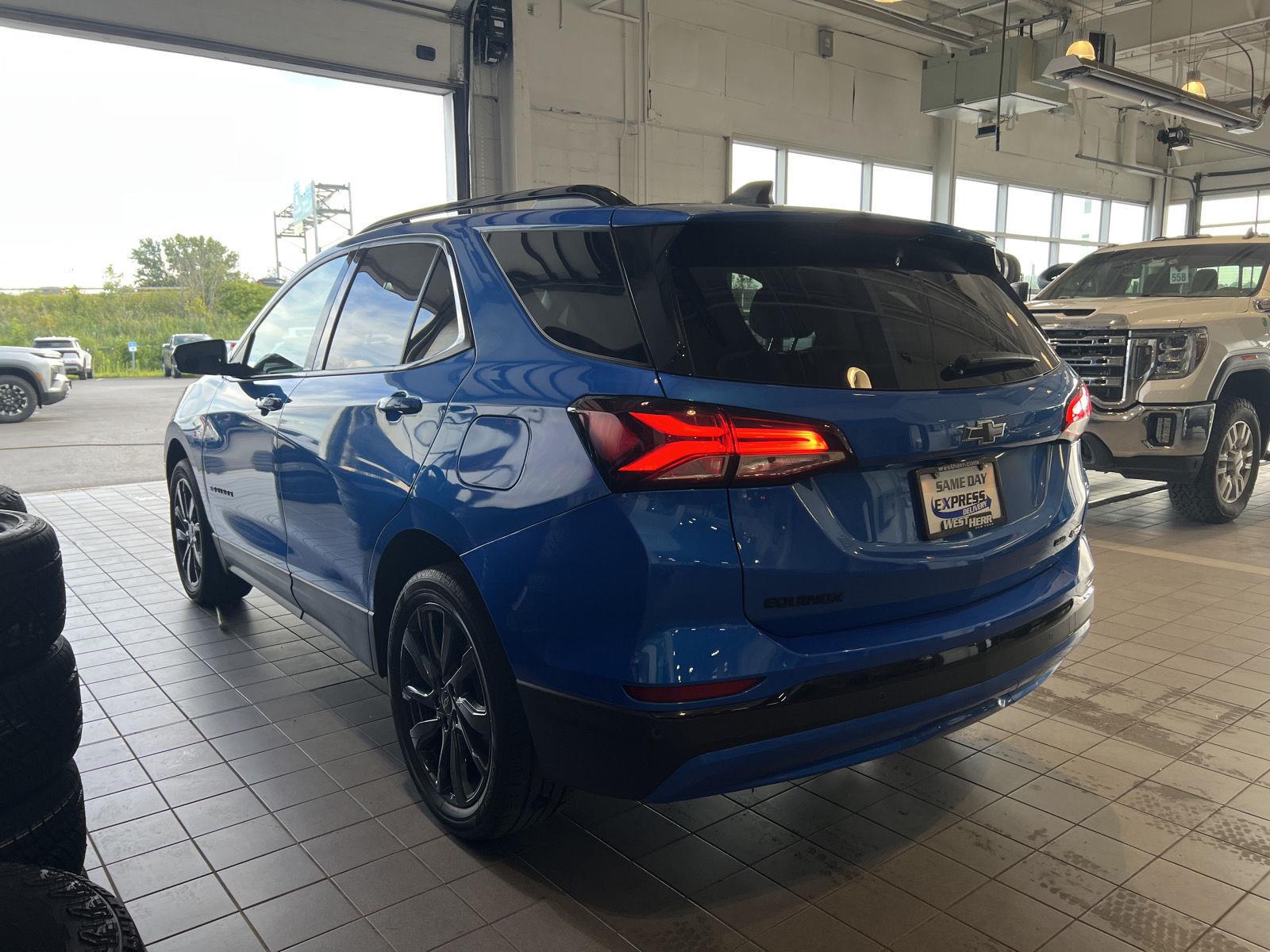 Used 2024 Riptide Blue Metallic Chevrolet RS image 6