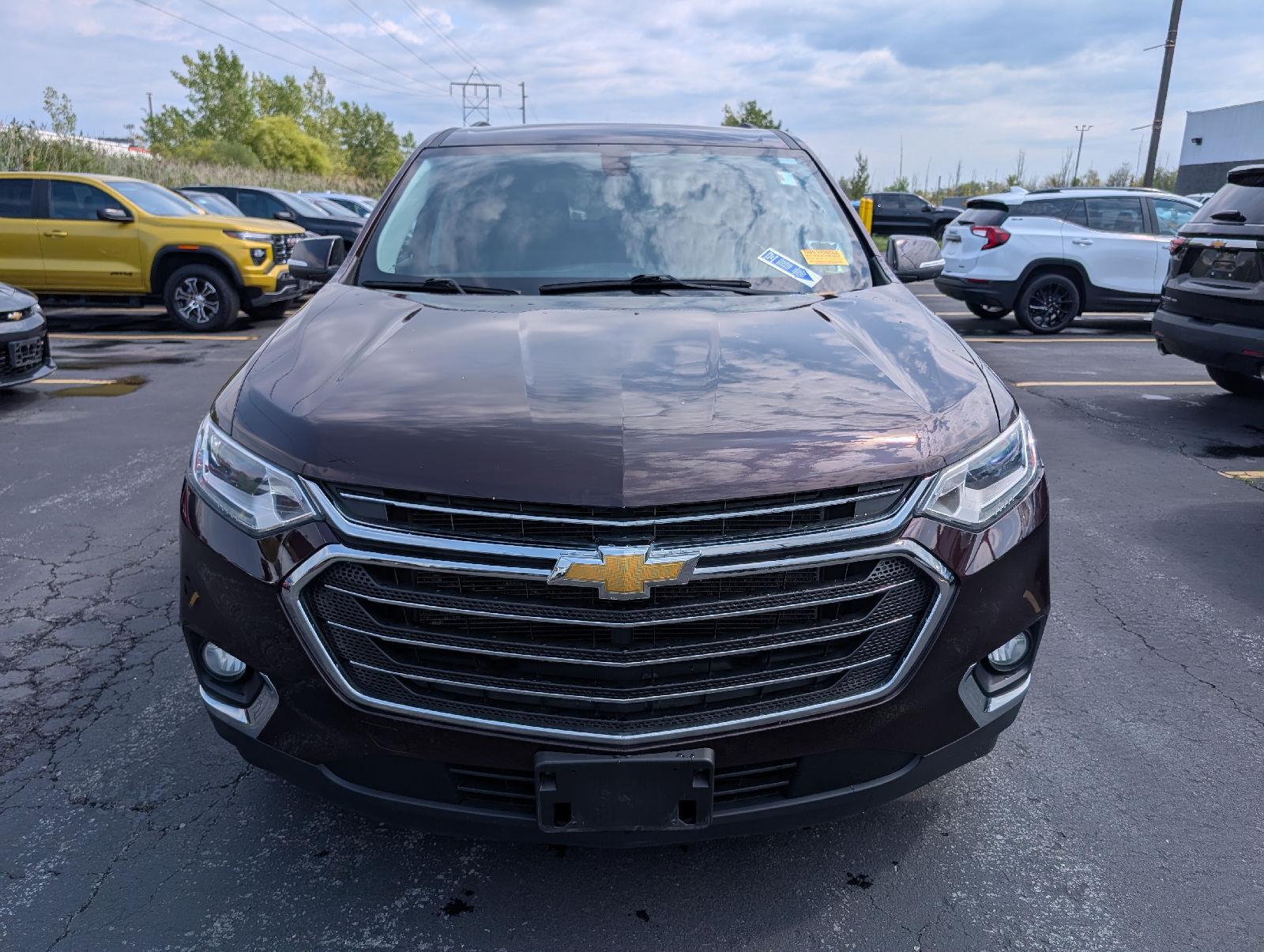 Used 2021 Black Cherry Metallic Chevrolet LT Cloth image 2