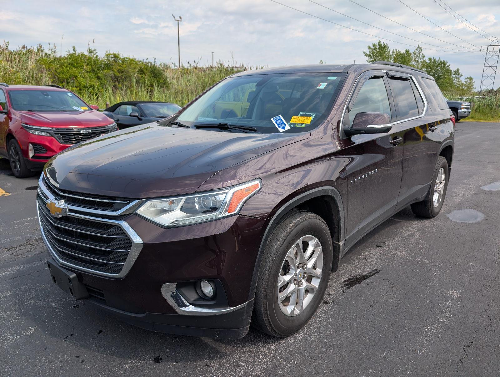 Used 2021 Black Cherry Metallic Chevrolet LT Cloth image 4