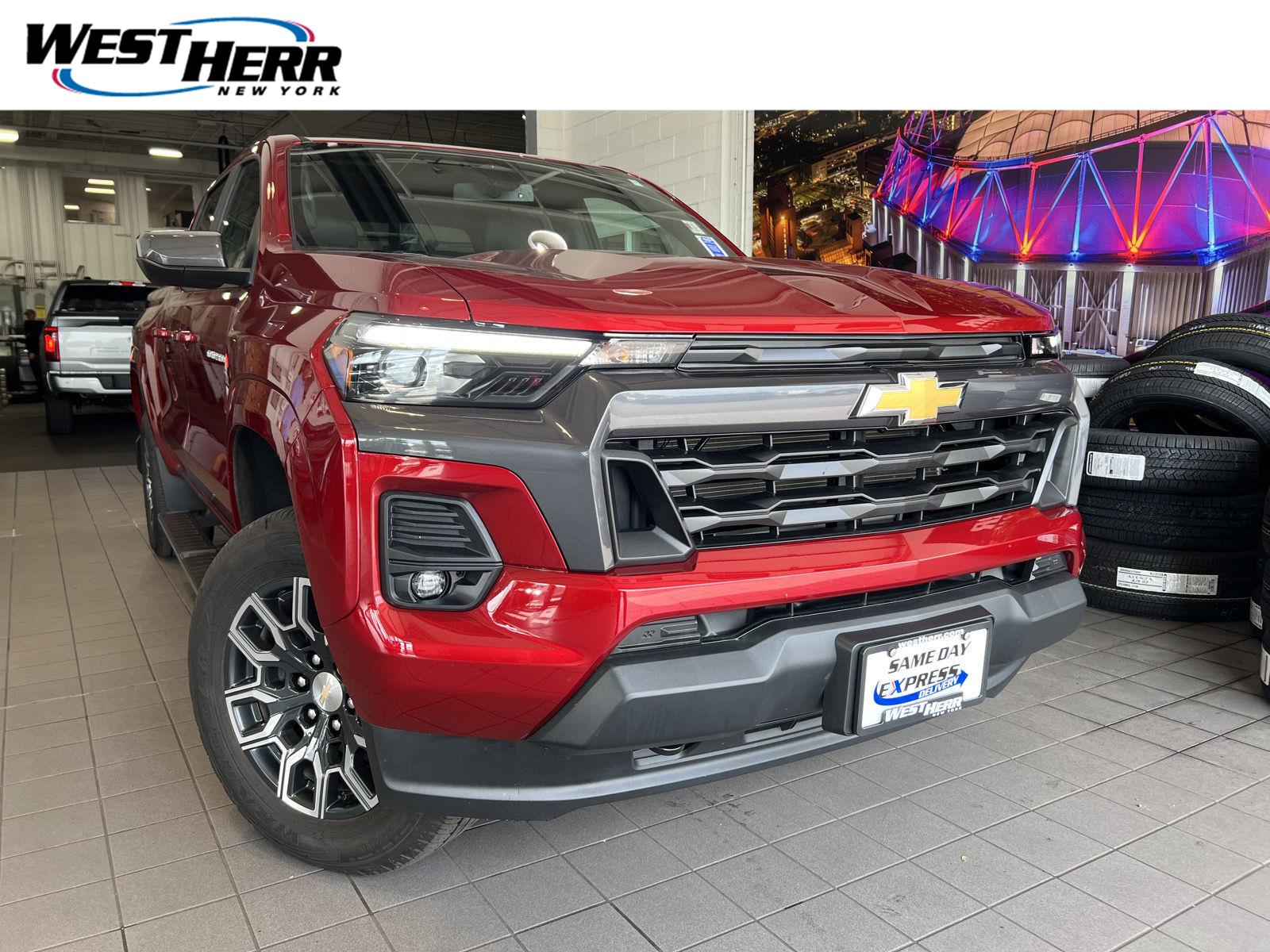 Radiant Red Tintcoat 2023 Chevrolet Colorado Pickup Truck Four-Wheel Drive 8-Speed Automatic