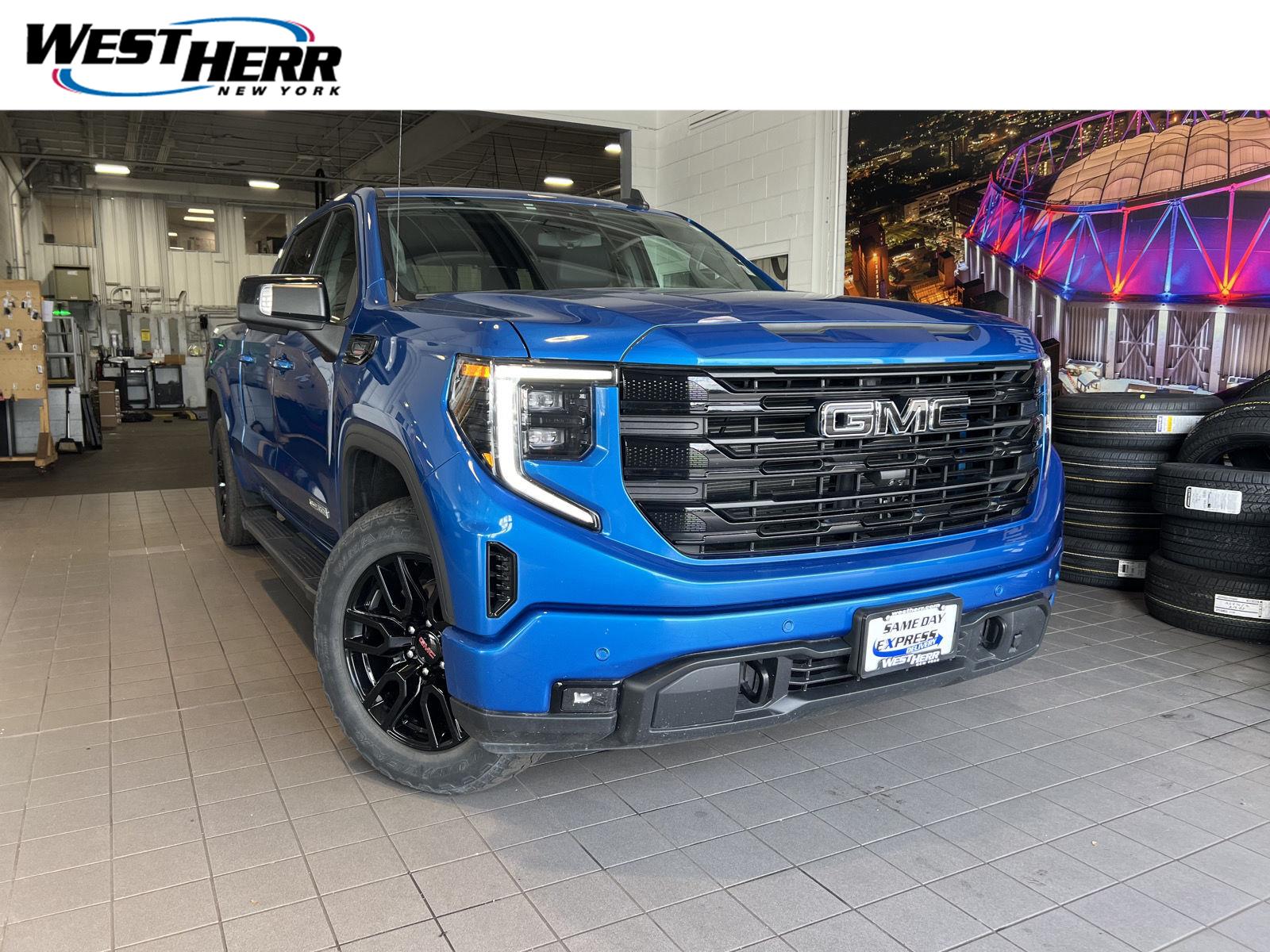 Dynamic Blue Metallic 2024 GMC Sierra 1500 Pickup Truck Four-Wheel Drive 8-Speed Automatic