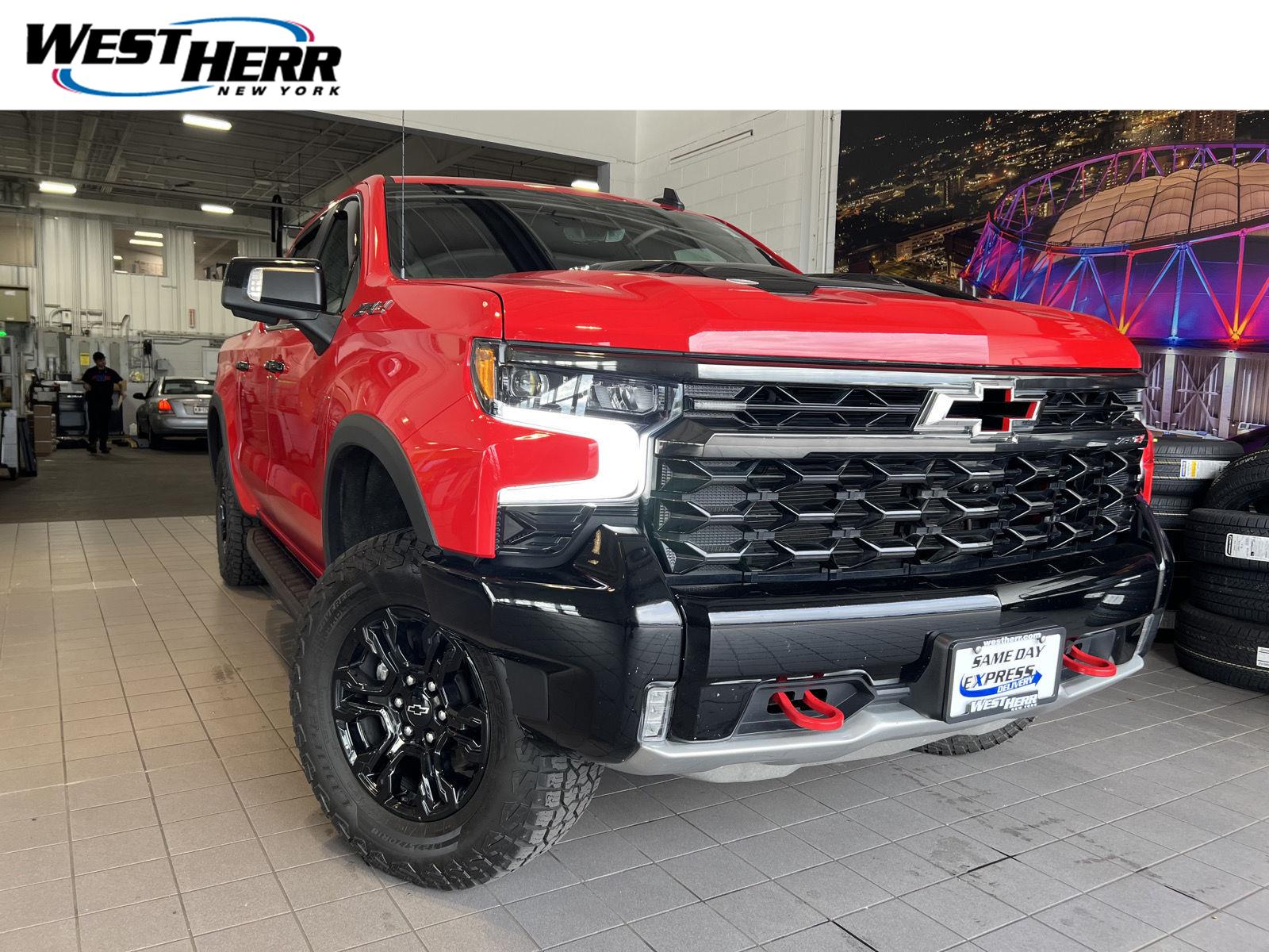 Red Hot 2024 Chevrolet Silverado 1500 Pickup Truck Four-Wheel Drive Automatic