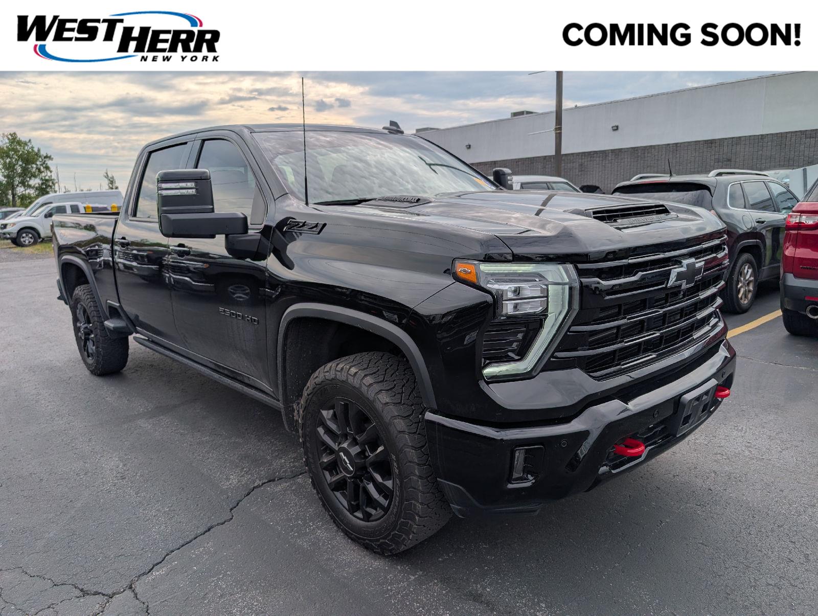 Black 2025 Chevrolet Silverado 2500HD Pickup Truck Four-Wheel Drive Automatic