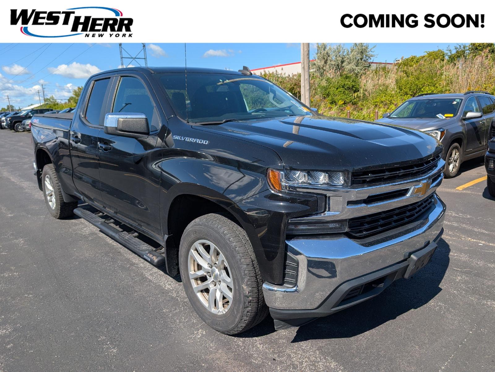 Black 2019 Chevrolet Silverado 1500 Pickup Truck Four-Wheel Drive 8-Speed Automatic