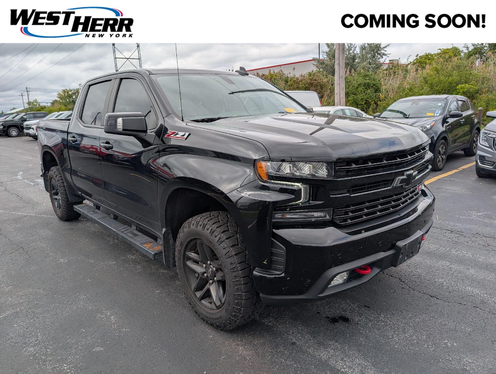 Black 2021 Chevrolet Silverado 1500 Pickup Truck Four-Wheel Drive Automatic