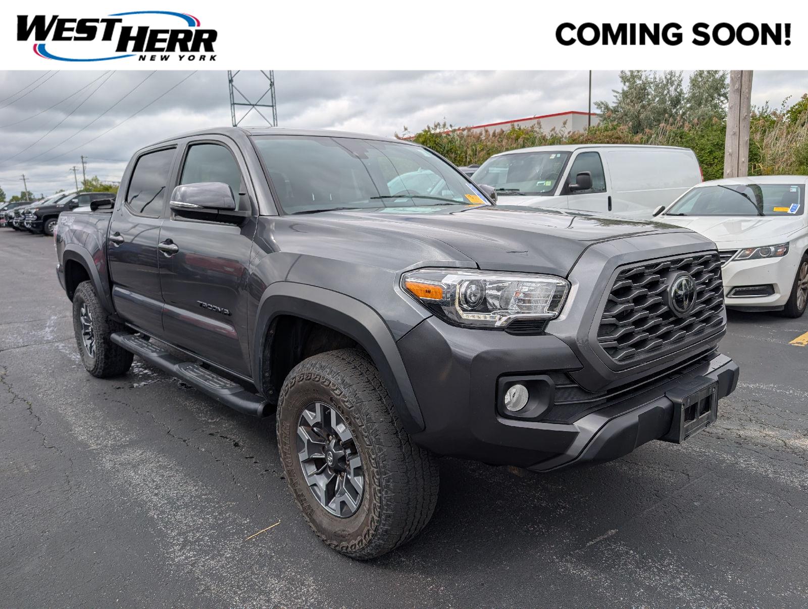 Magnetic Gray Metallic 2023 Toyota Tacoma Pickup Truck Four-Wheel Drive Manual