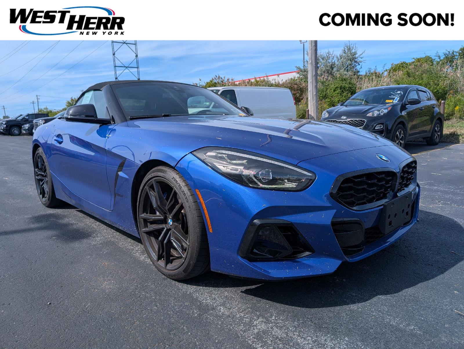 Portimao Blue Metallic 2025 BMW Z4 Convertible Rear-Wheel Drive 8-Speed Automatic