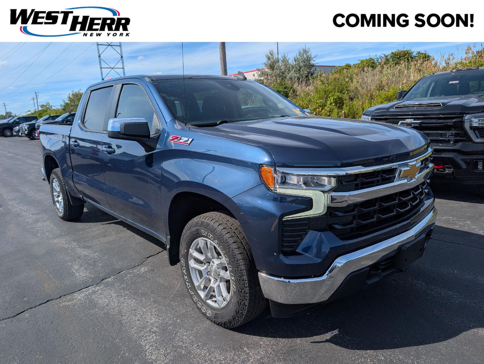 Northsky Blue Metallic 2023 Chevrolet Silverado 1500 Pickup Truck Four-Wheel Drive Automatic