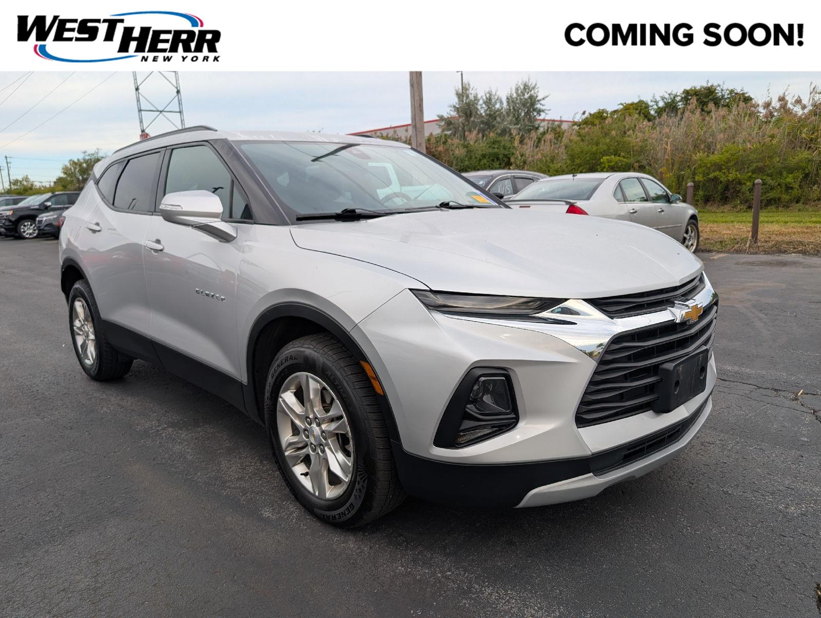 Silver Ice Metallic 2021 Chevrolet Blazer SUV / Crossover All-Wheel Drive 9-Speed Automatic