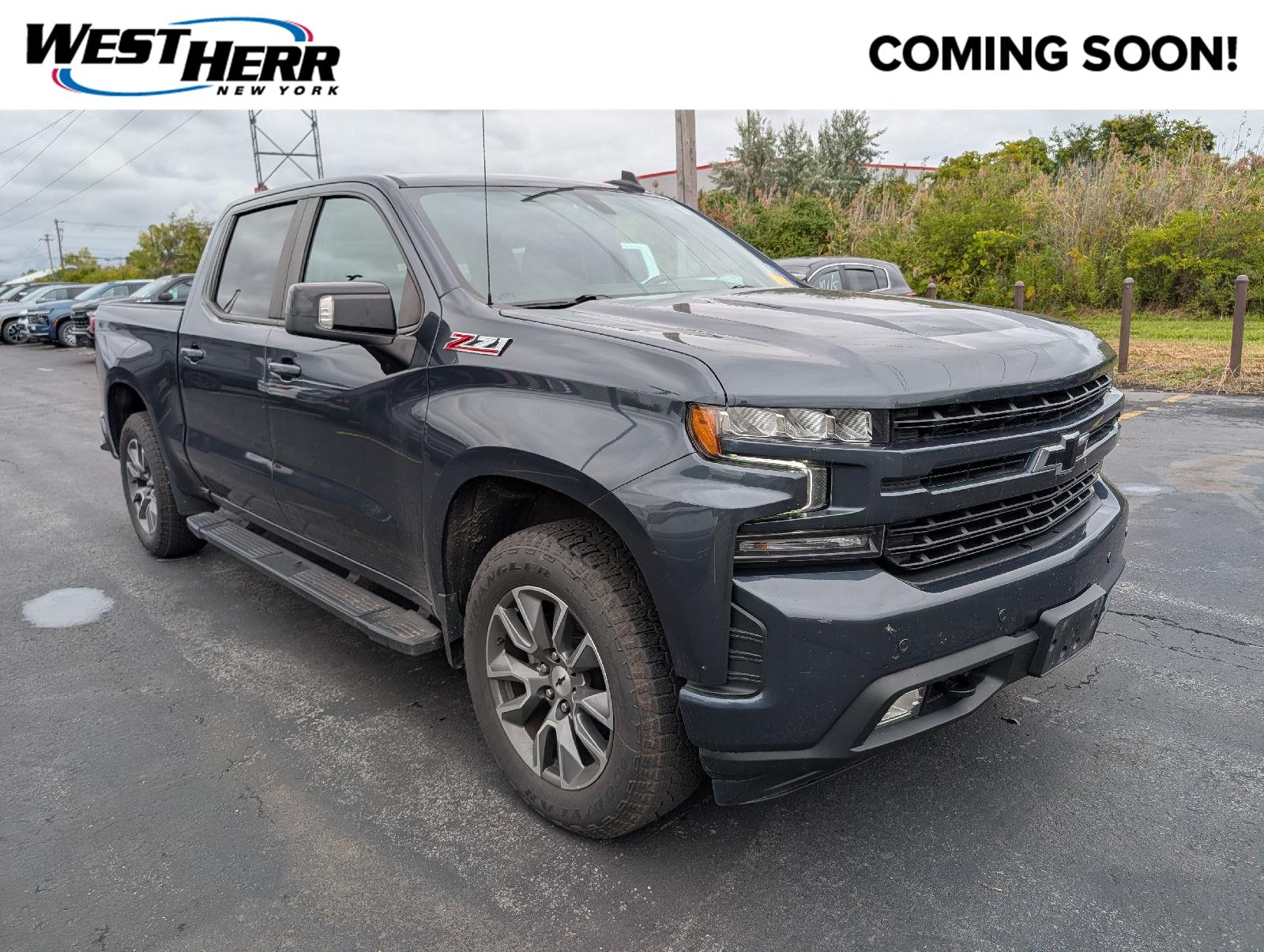 Shadow Gray Metallic 2021 Chevrolet Silverado 1500 Pickup Truck Four-Wheel Drive 8-Speed Automatic