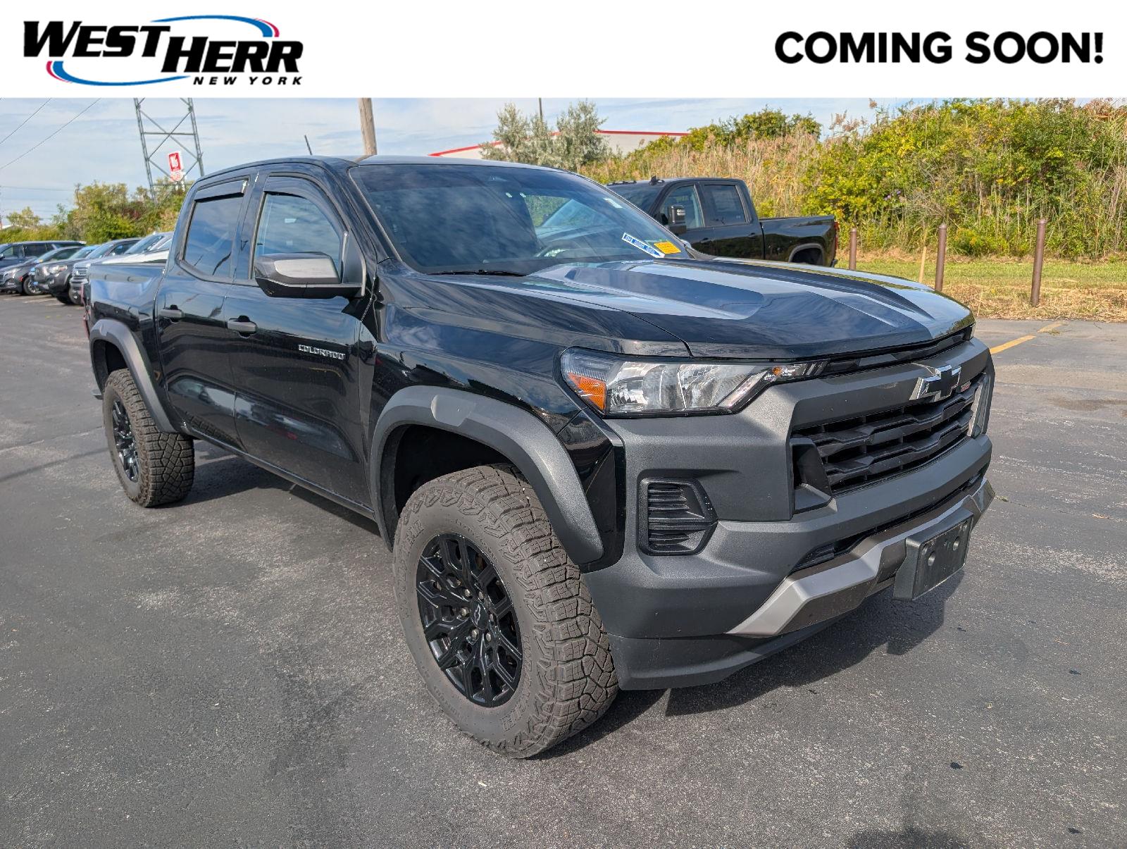 Black 2025 Chevrolet Colorado Pickup Truck Four-Wheel Drive 8-Speed Automatic