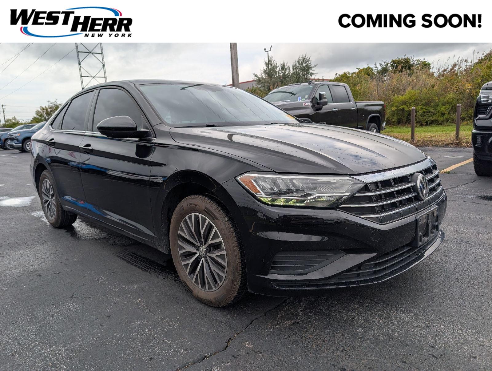 Black Uni 2021 Volkswagen Jetta Sedan Front-Wheel Drive Automatic