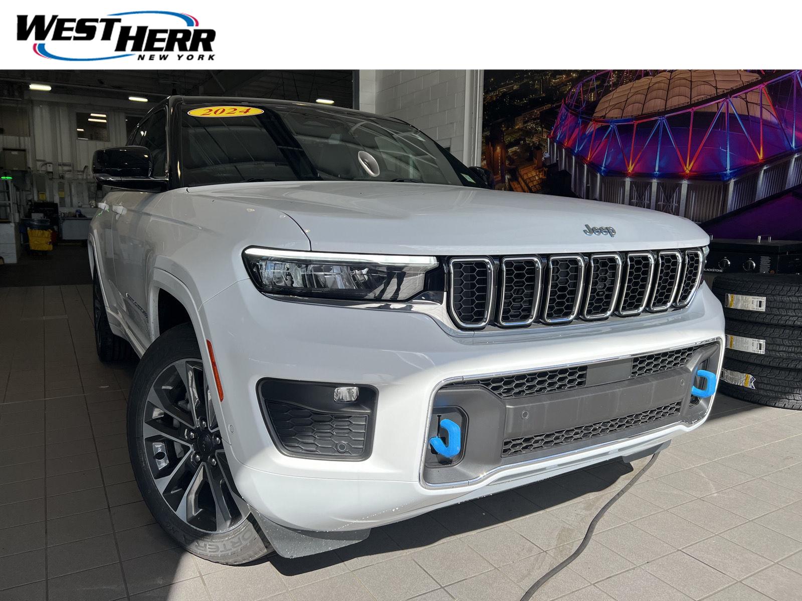Bright White Clearcoat 2024 Jeep Grand Cherokee 4xe SUV / Crossover Four-Wheel Drive 8-Speed Automatic
