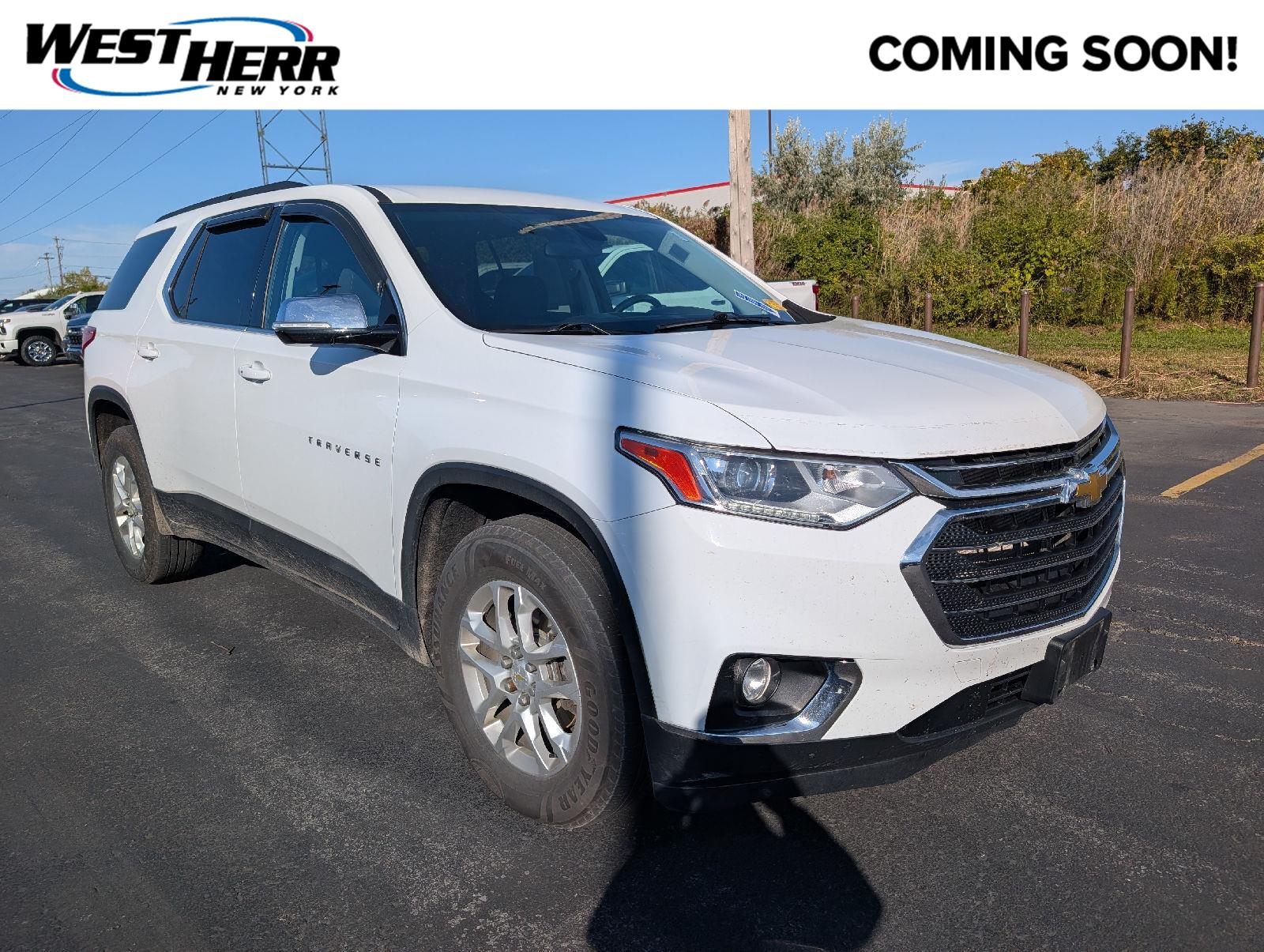 Summit White 2020 Chevrolet Traverse SUV / Crossover Four-Wheel Drive 9-Speed Automatic