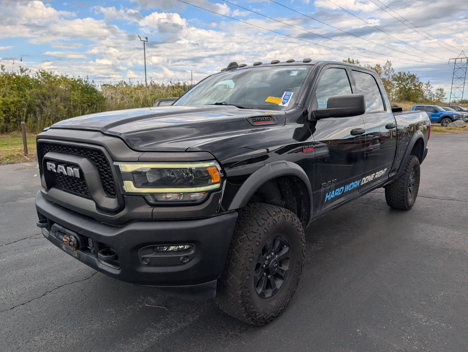 Used 2021 Diamond Black Crystal Pearlcoat Ram Power Wagon image 4