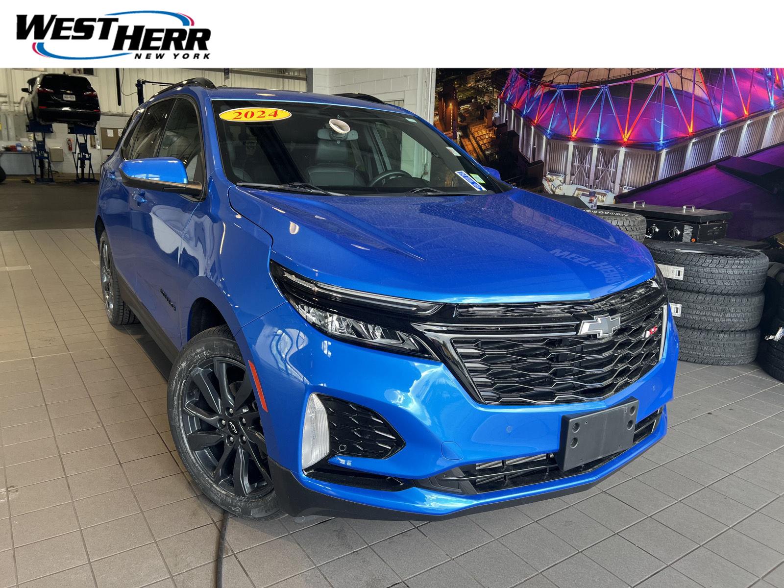 Riptide Blue Metallic 2024 Chevrolet Equinox SUV / Crossover Four-Wheel Drive 6-Speed Automatic