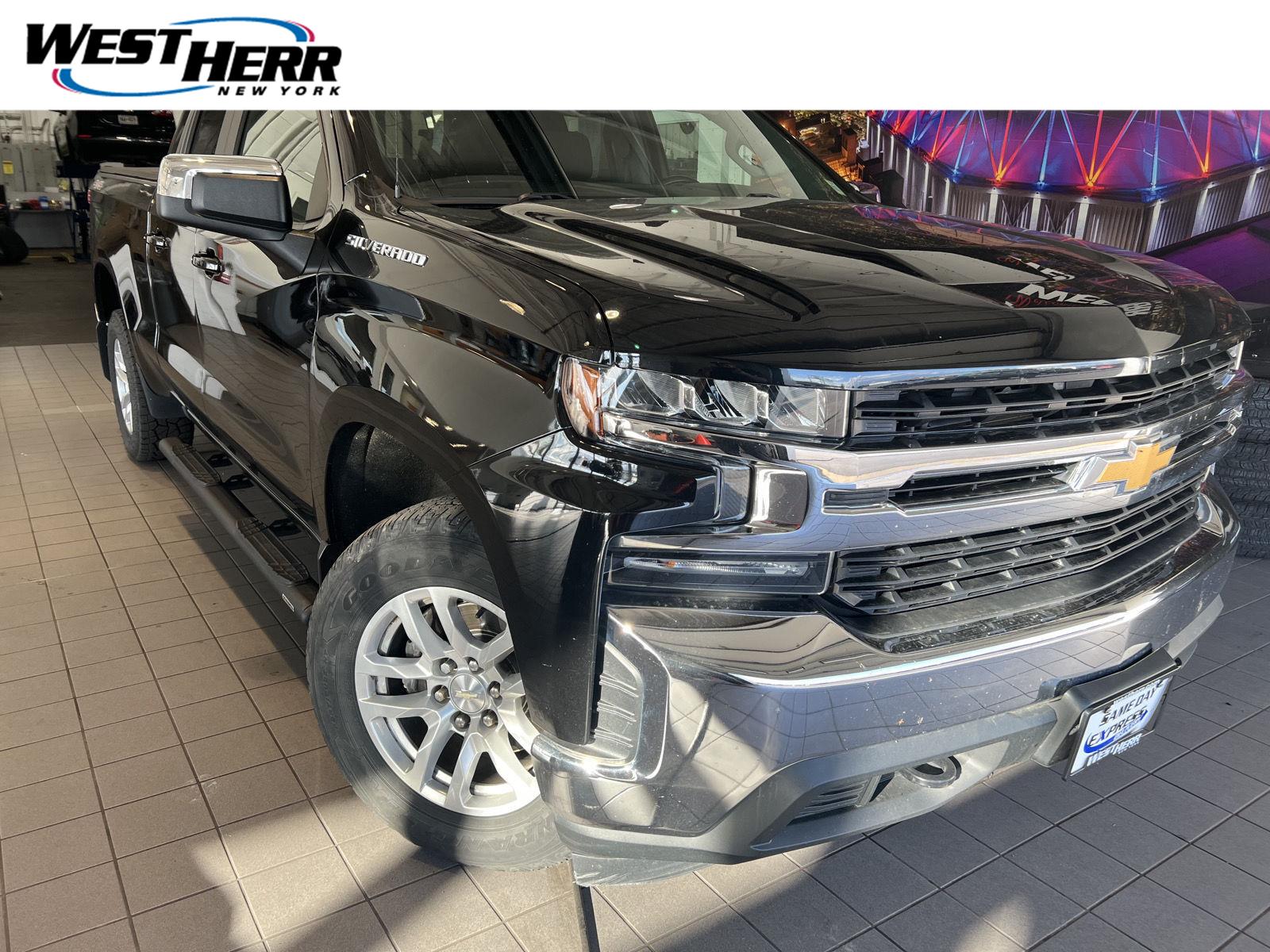 Black 2019 Chevrolet Silverado 1500 Pickup Truck Four-Wheel Drive 8-Speed Automatic