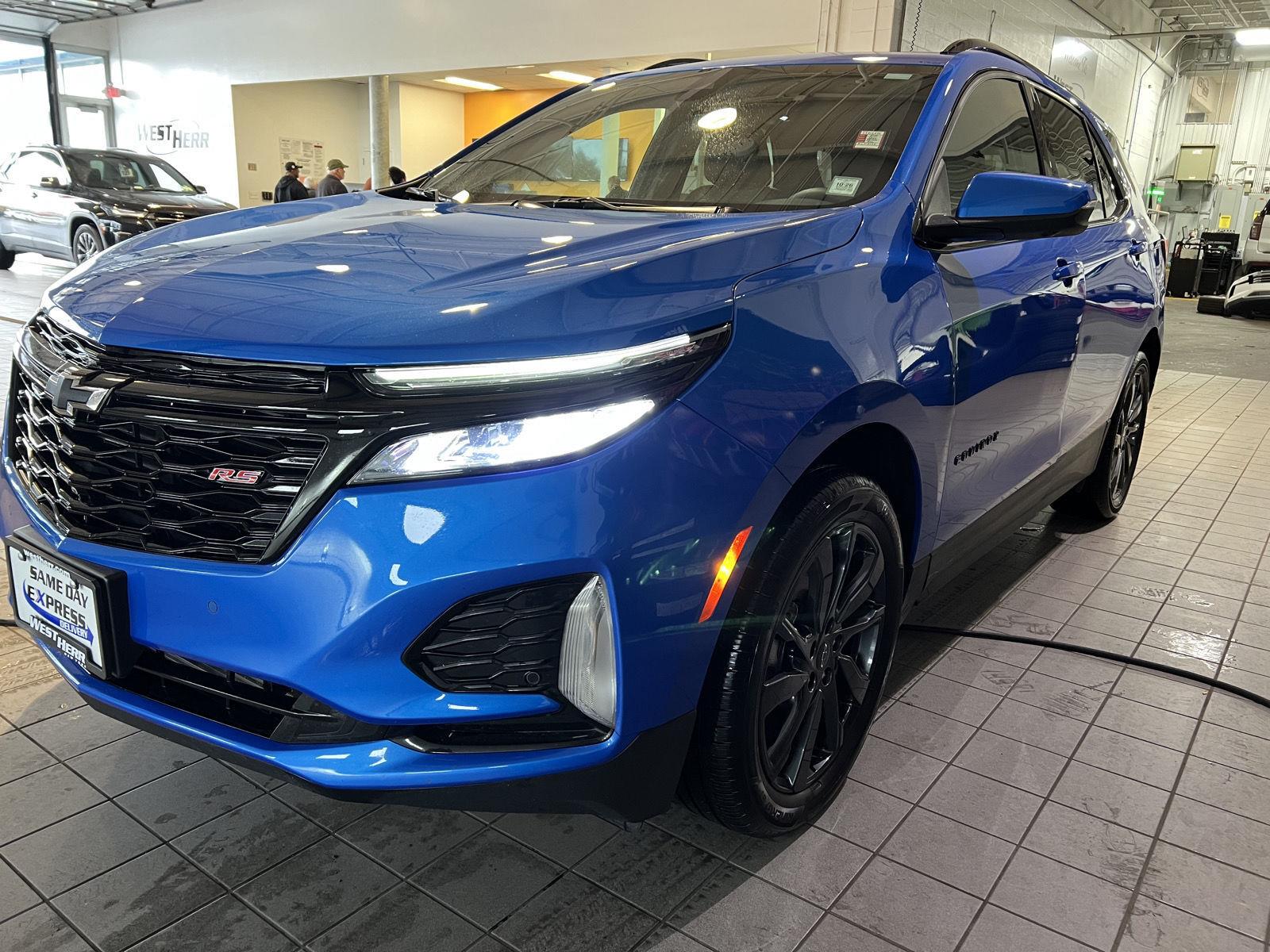 Used 2024 Riptide Blue Metallic Chevrolet RS image 4