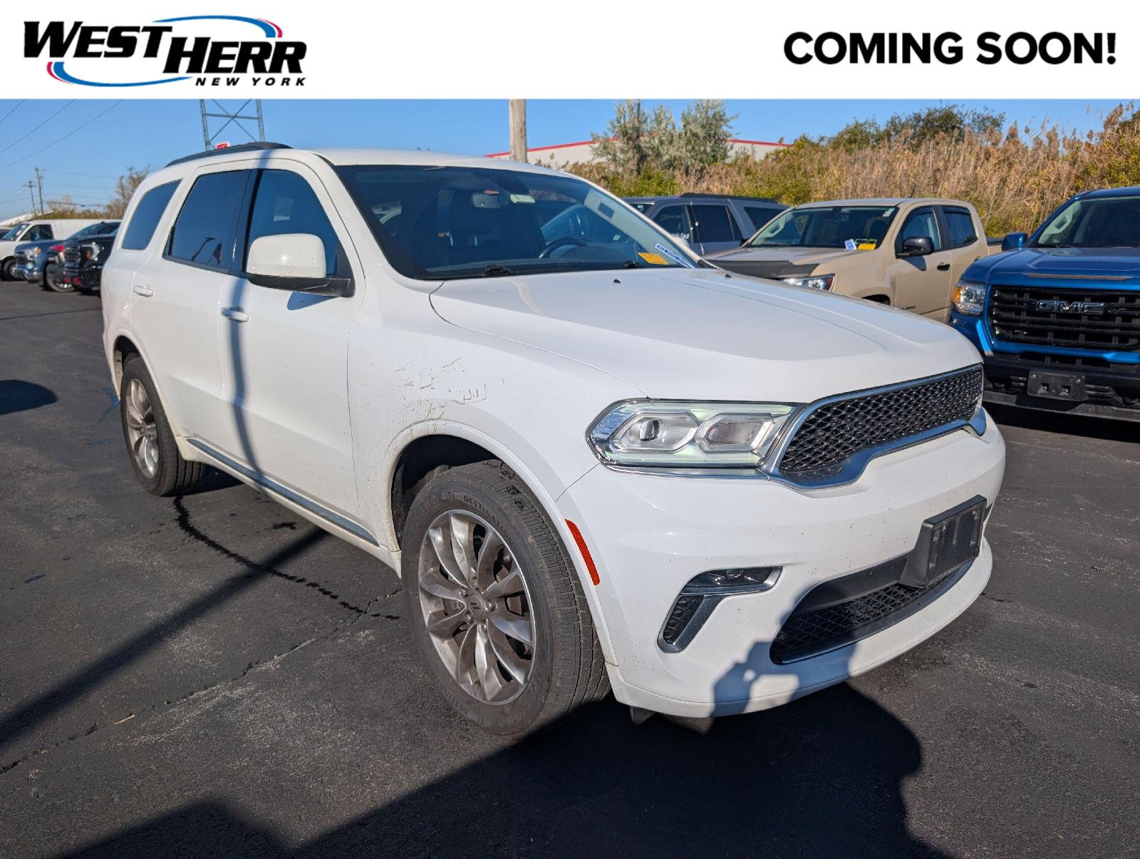 White Knuckle Clearcoat 2021 Dodge Durango SUV / Crossover All-Wheel Drive 8-Speed Automatic