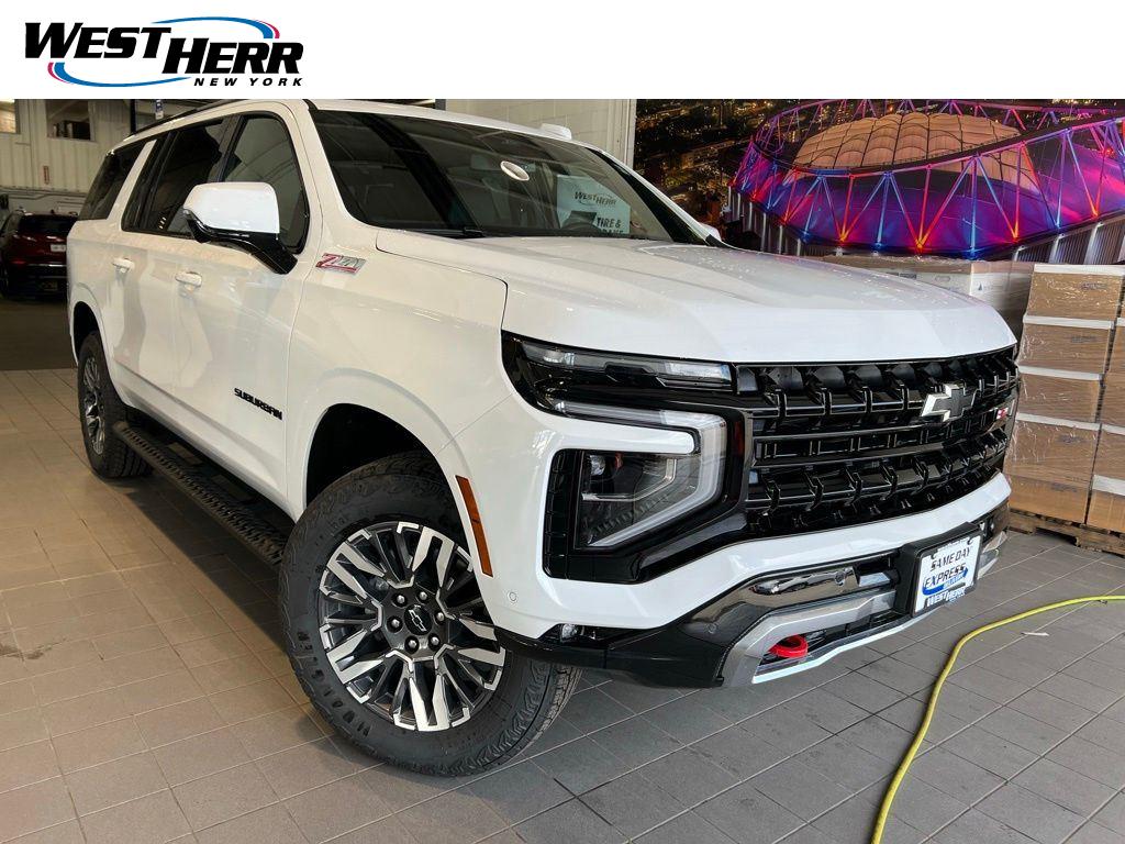 Summit White 2026 Chevrolet Suburban SUV / Crossover Four-Wheel Drive Automatic
