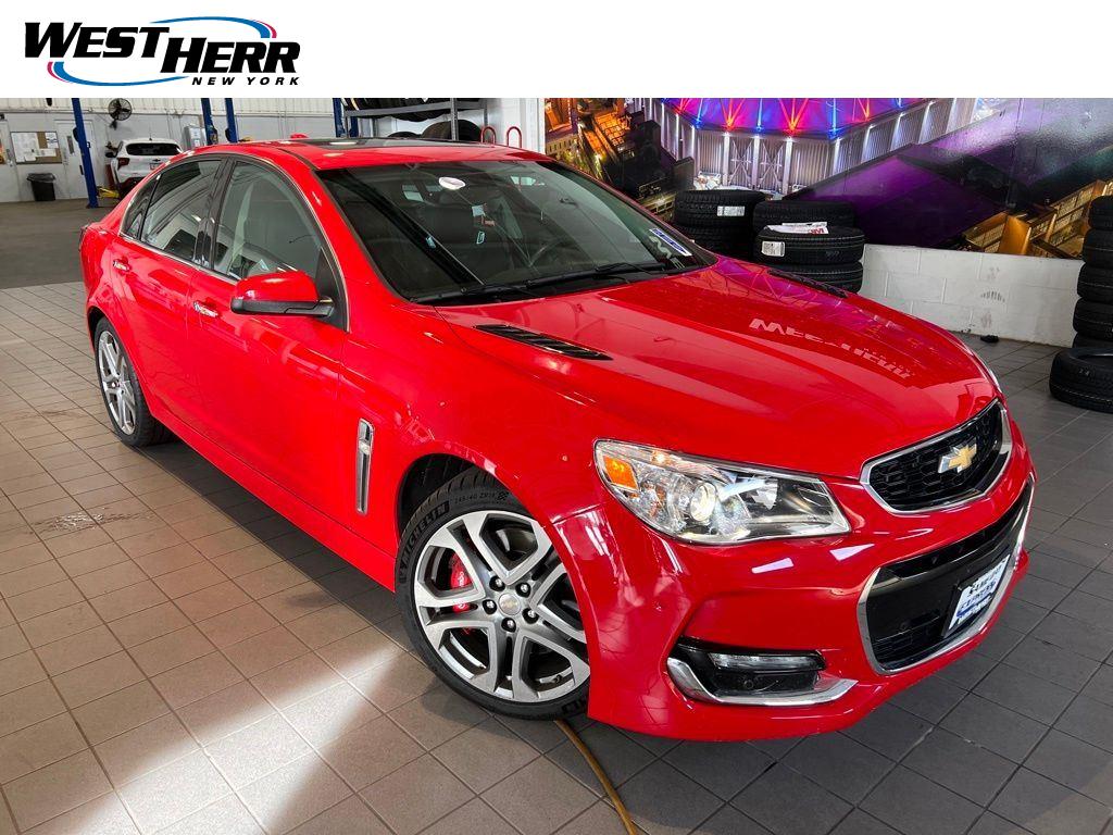 Red 2017 Chevrolet SS RWD Sedan Rear-Wheel Drive 6-Speed Automatic