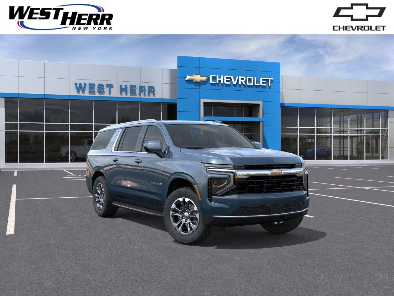Lakeshore Blue Metallic 2026 Chevrolet Suburban SUV / Crossover Four-Wheel Drive Automatic