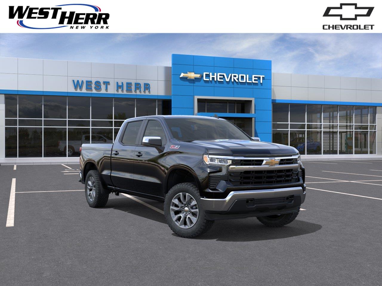 Black 2026 Chevrolet Silverado 1500 Pickup Truck Four-Wheel Drive Automatic