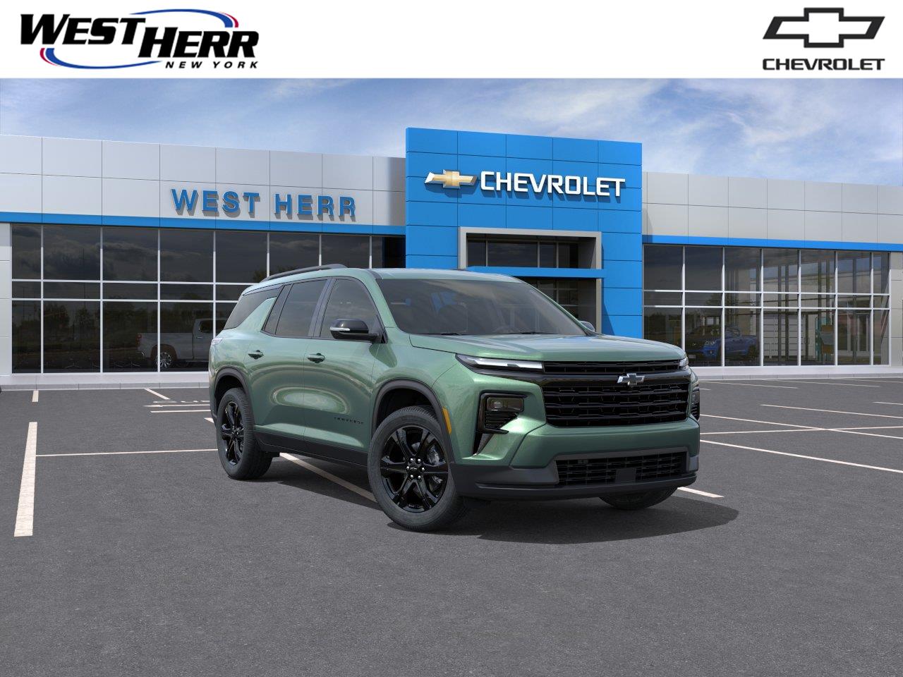 Trillium Green Metallic 2027 Chevrolet Traverse SUV / Crossover Four-Wheel Drive 8-Speed Automatic