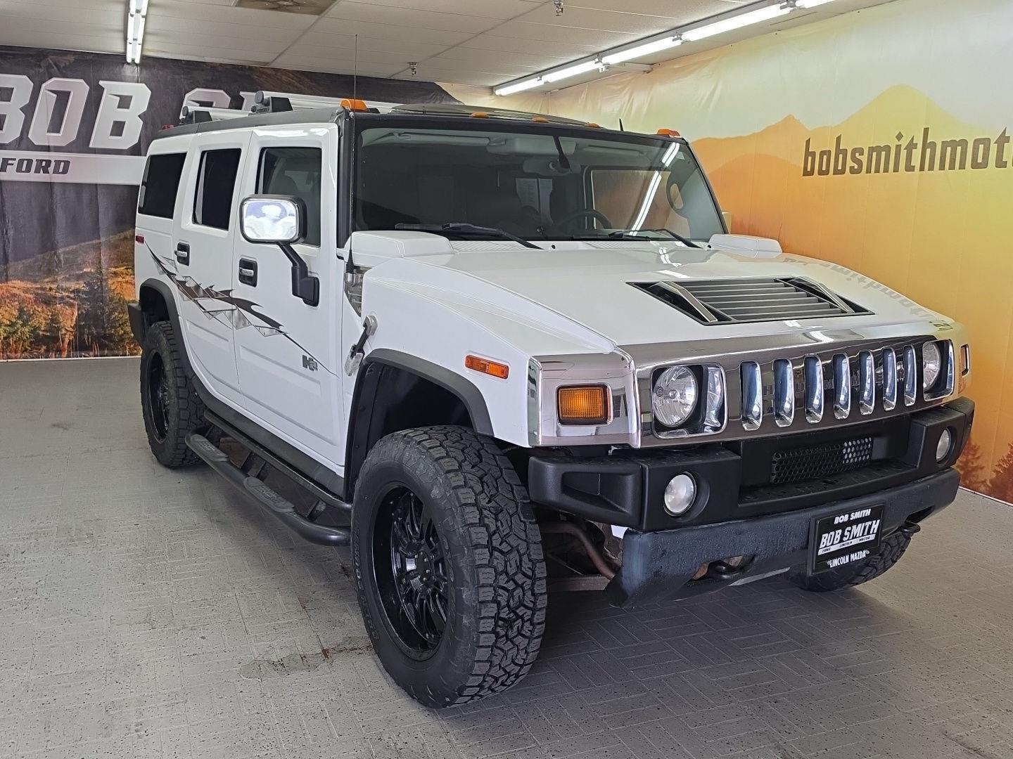White 2005 Hummer H2 SUV / Crossover Four-Wheel Drive 4-Speed Automatic