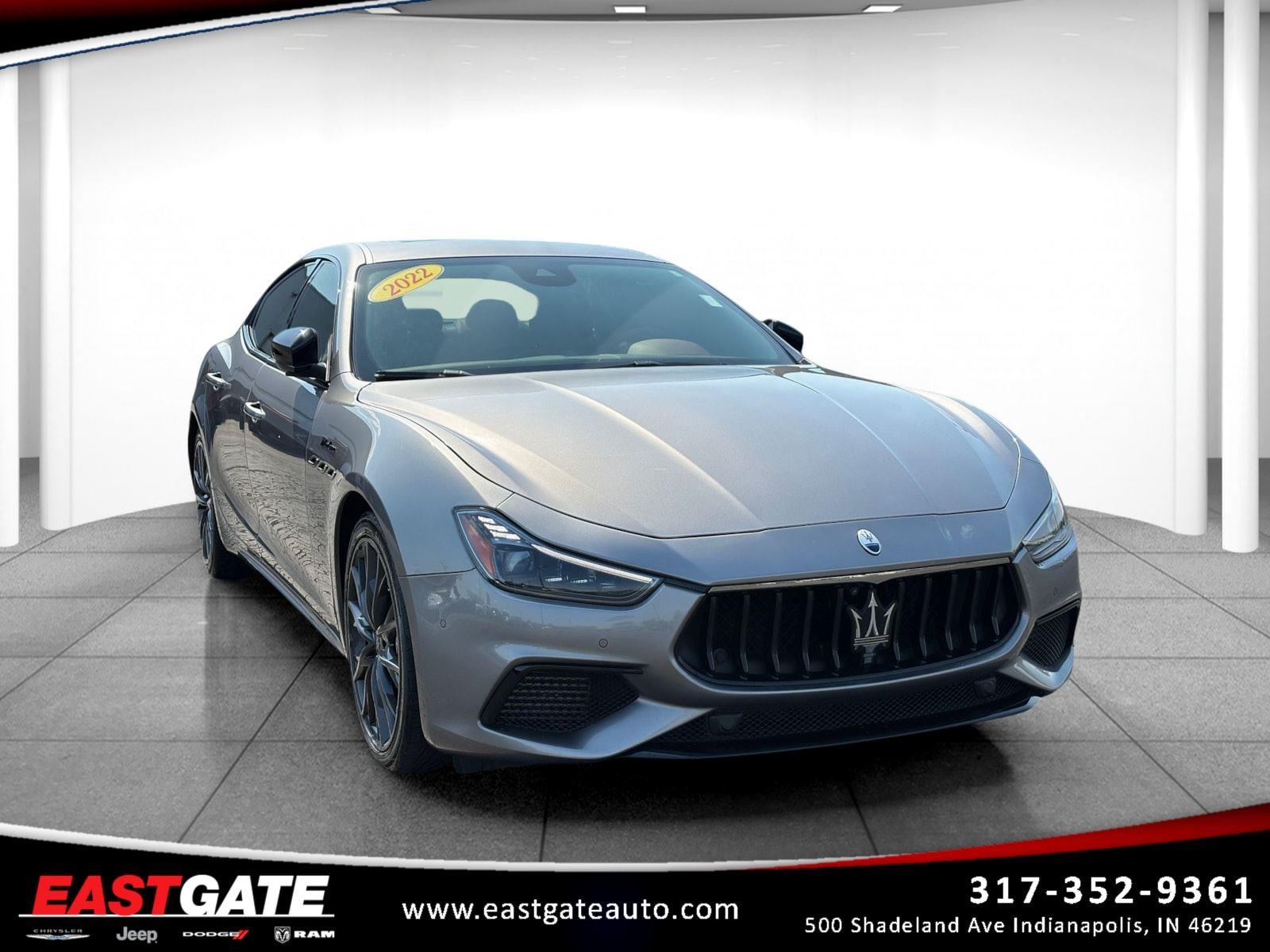 Grigio Metallic 2022 Maserati Ghibli Modena Q4 AWD Sedan All-Wheel Drive Automatic