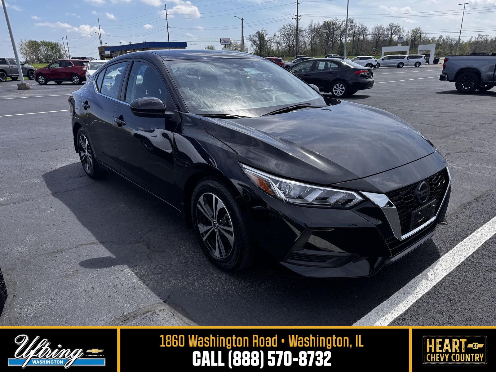 Super Black 2023 Nissan Sentra Sedan Front-Wheel Drive Continuously Variable Transmission