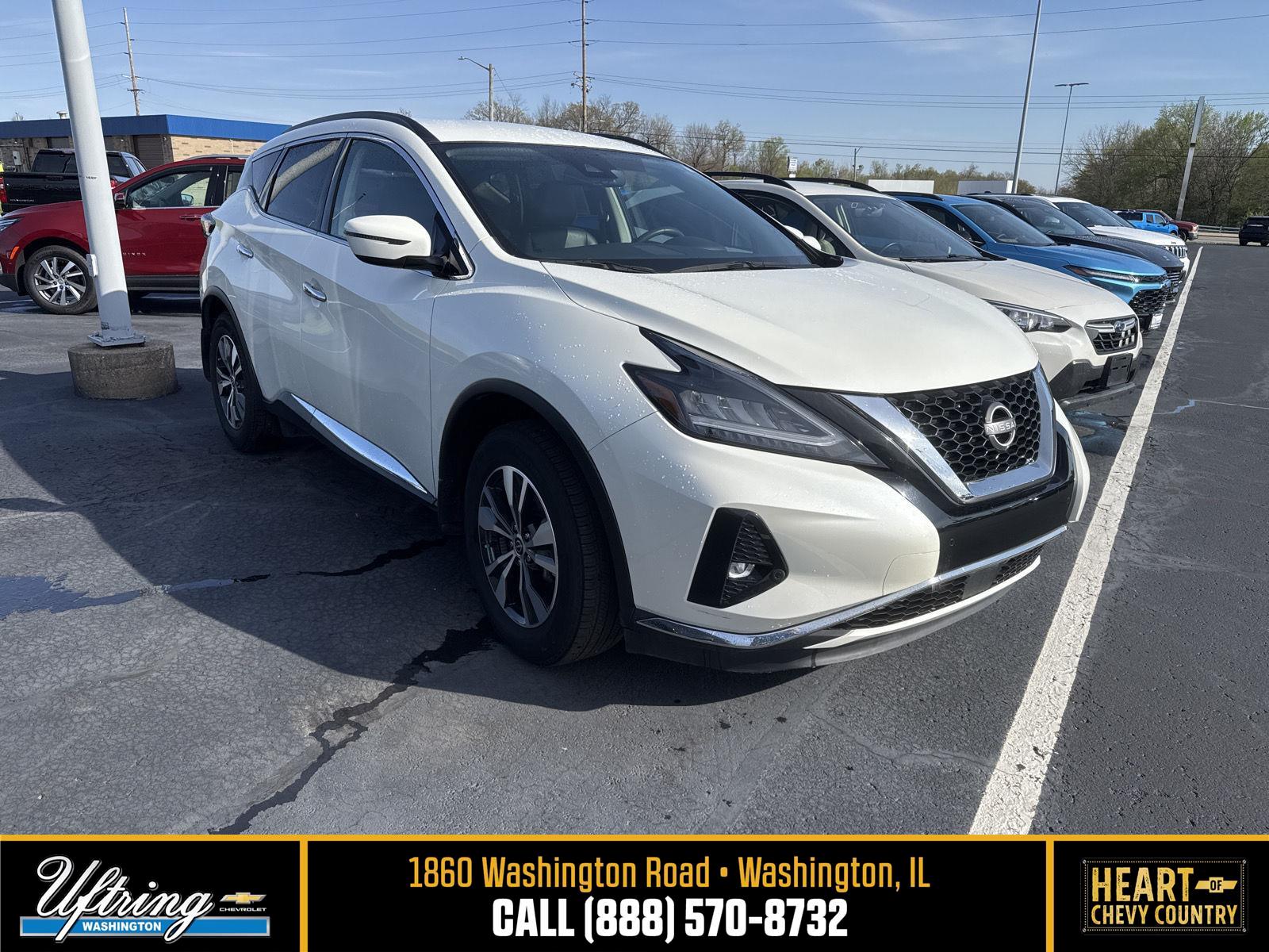 Pearl White Tricoat 2024 Nissan Murano SUV / Crossover Front-Wheel Drive Continuously Variable Transmission