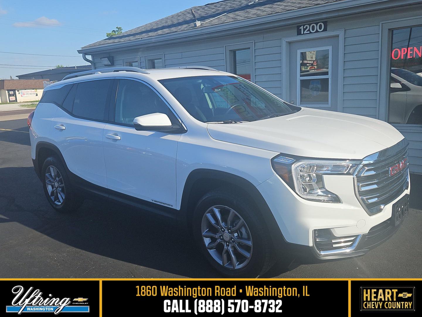 Summit White 2022 GMC Terrain SUV / Crossover All-Wheel Drive 9-Speed Automatic Overdrive